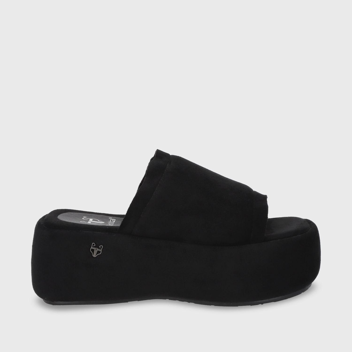 Sandalia Plataforma Negro Mujer 55960 Gotta-0