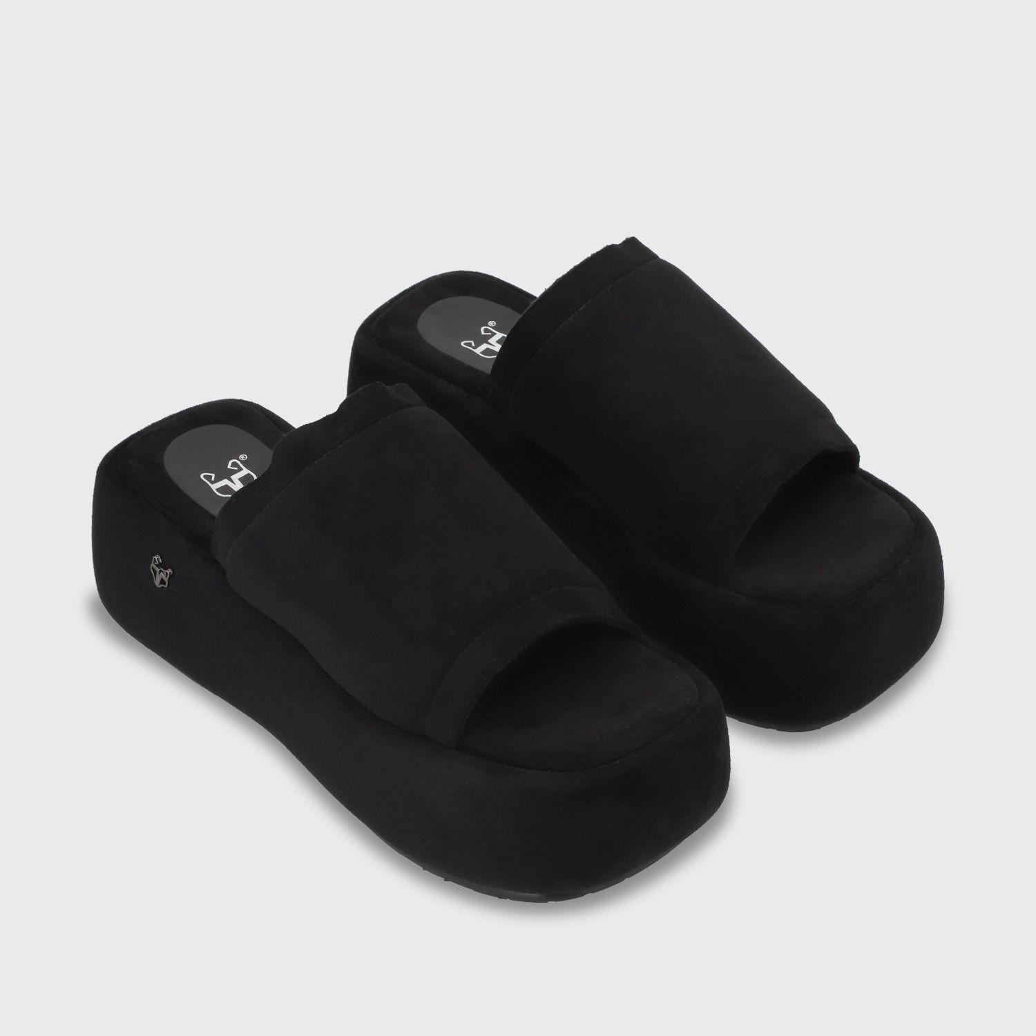 Sandalia Plataforma Negro Mujer 55960 Gotta-2