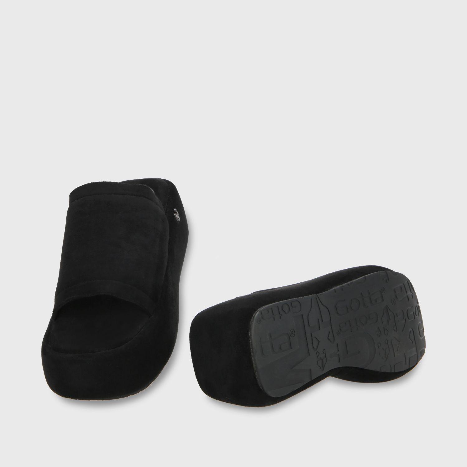 Sandalia Plataforma Negro Mujer 55960 Gotta-6