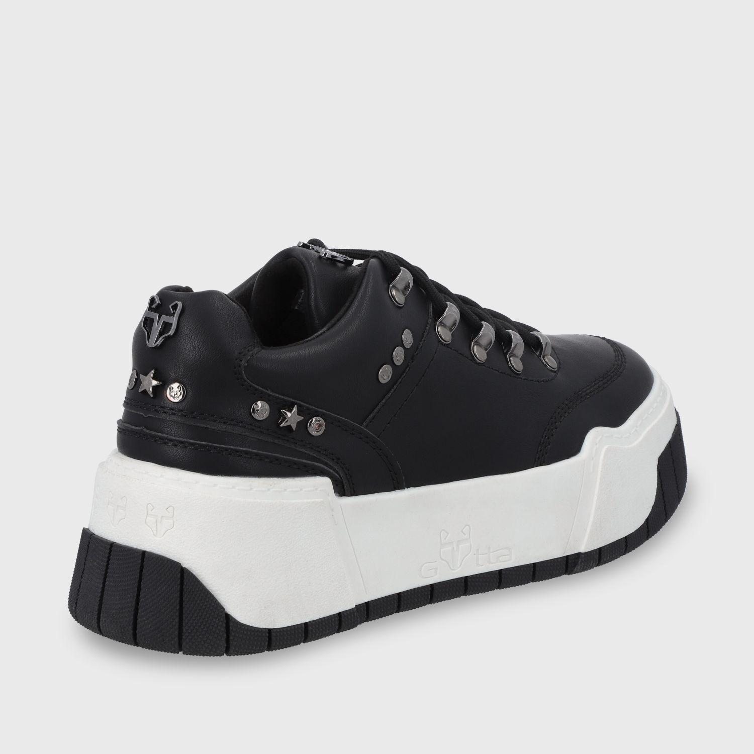 Zapatilla Negra Mujer 43113 Gotta-3