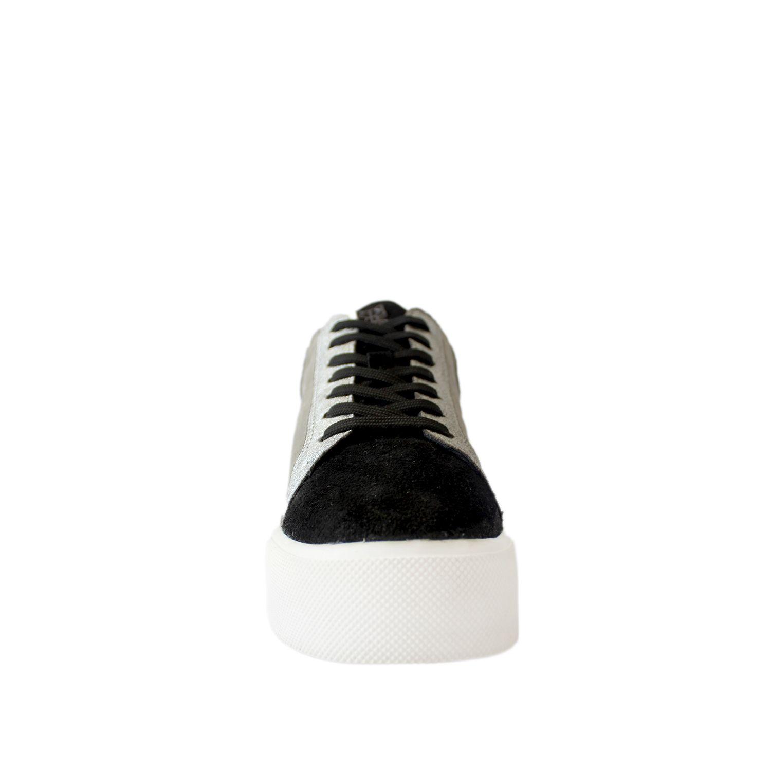 Zapatilla Gris Cuero Mujer 18512 Gotta-2