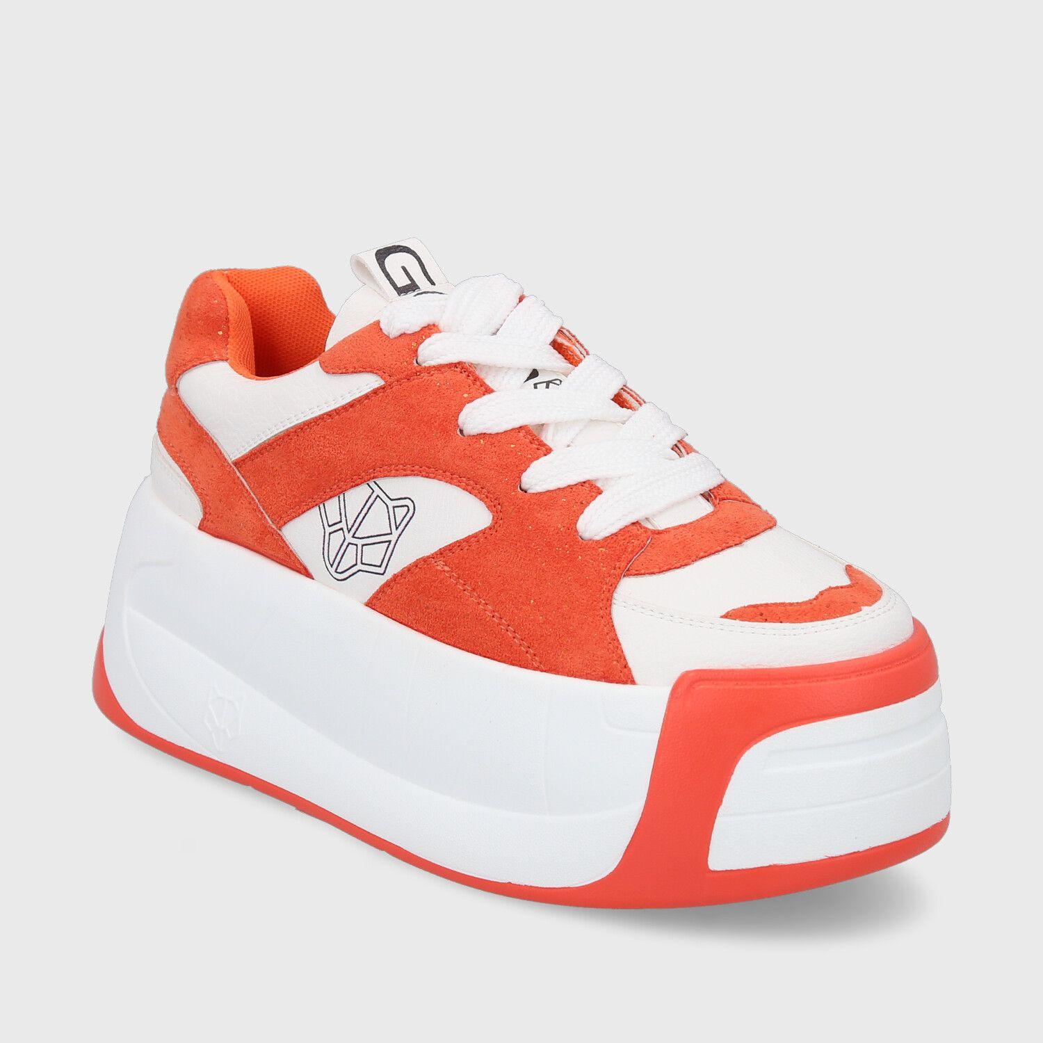 Zapatilla Plataforma Naranja Mujer C7325 Gotta-1
