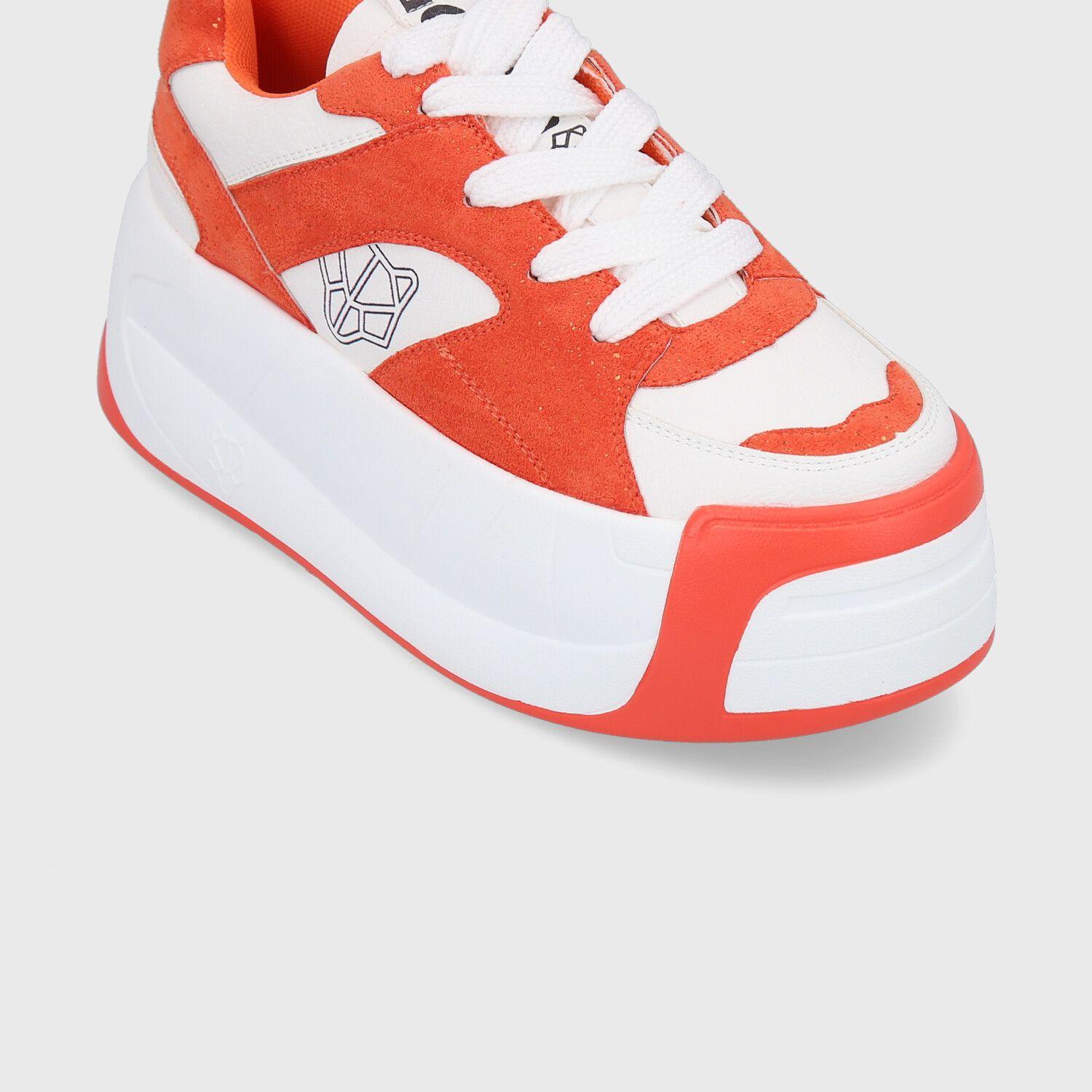 Zapatilla Plataforma Naranja Mujer C7325 Gotta-5