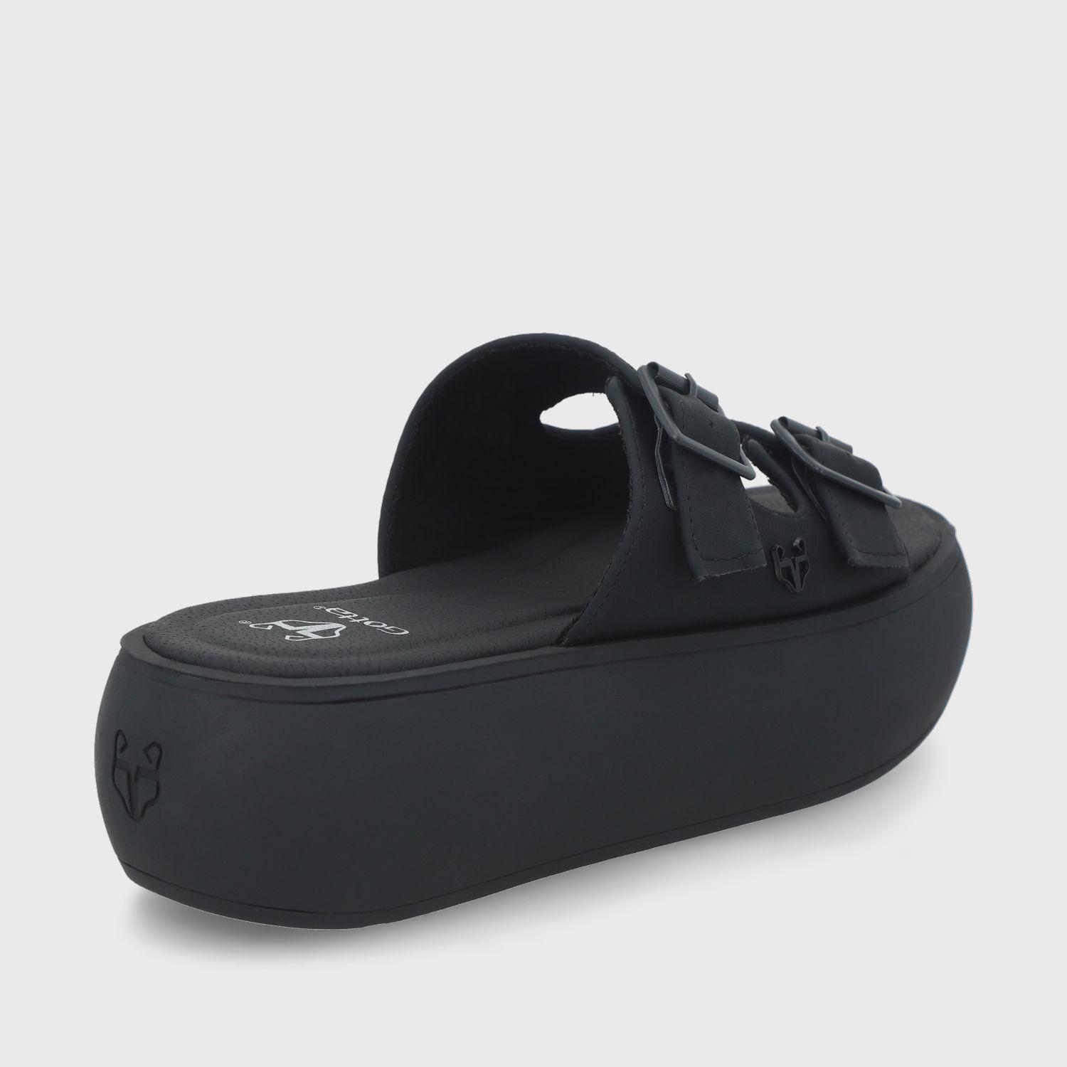 Sandalia Plataforma Negra  Mujer 43034 Gotta-4