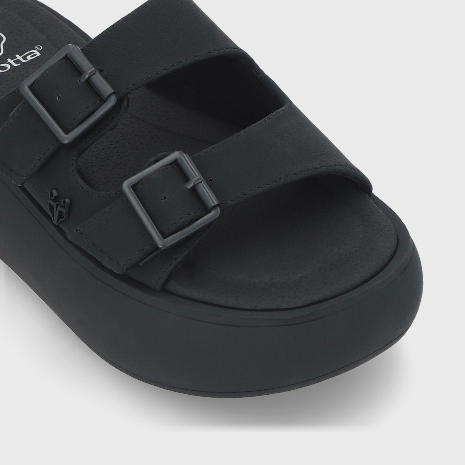 Sandalia Plataforma Negra  Mujer 43034 Gotta-5