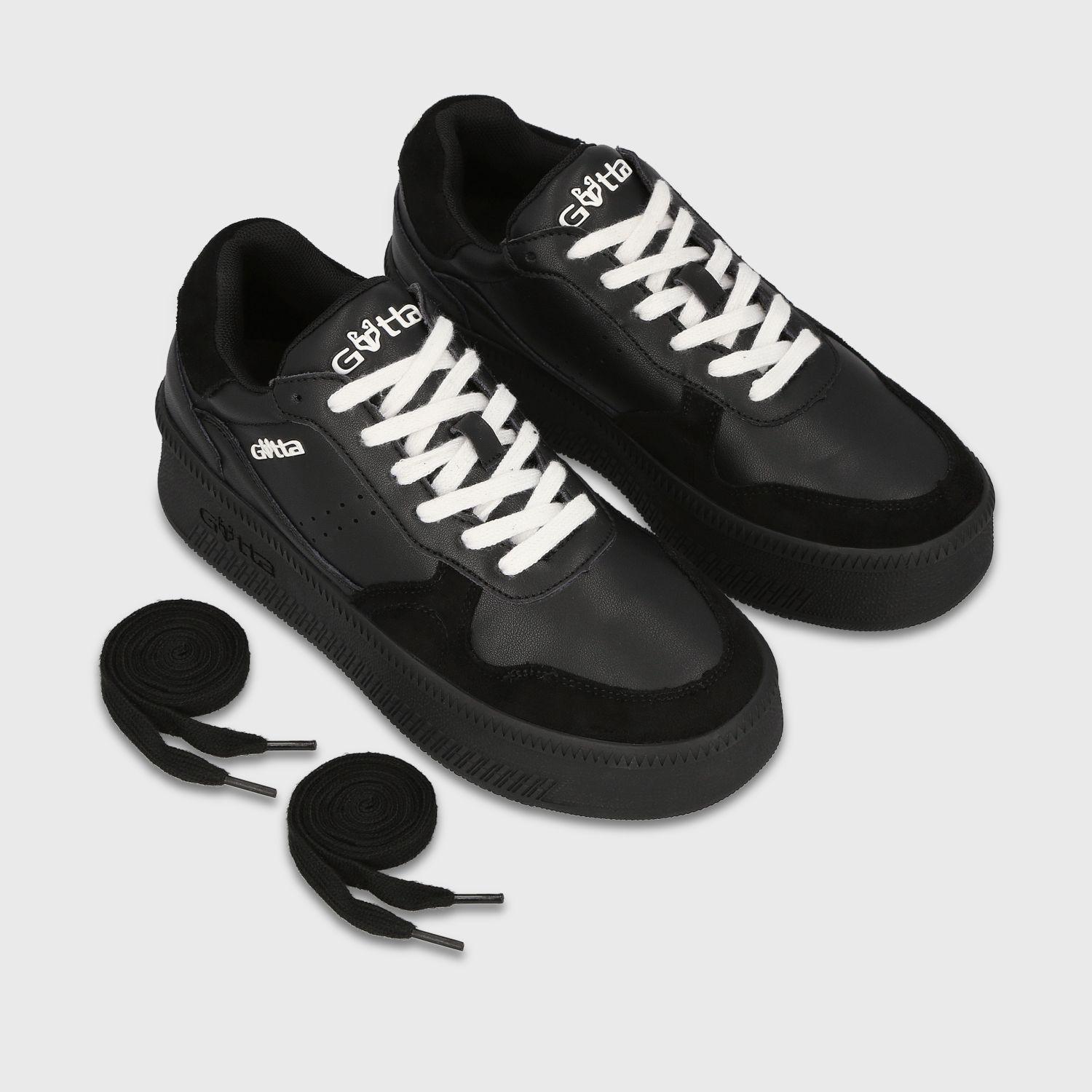 Zapatilla Plataforma Negra Mujer 67313 Gotta-2