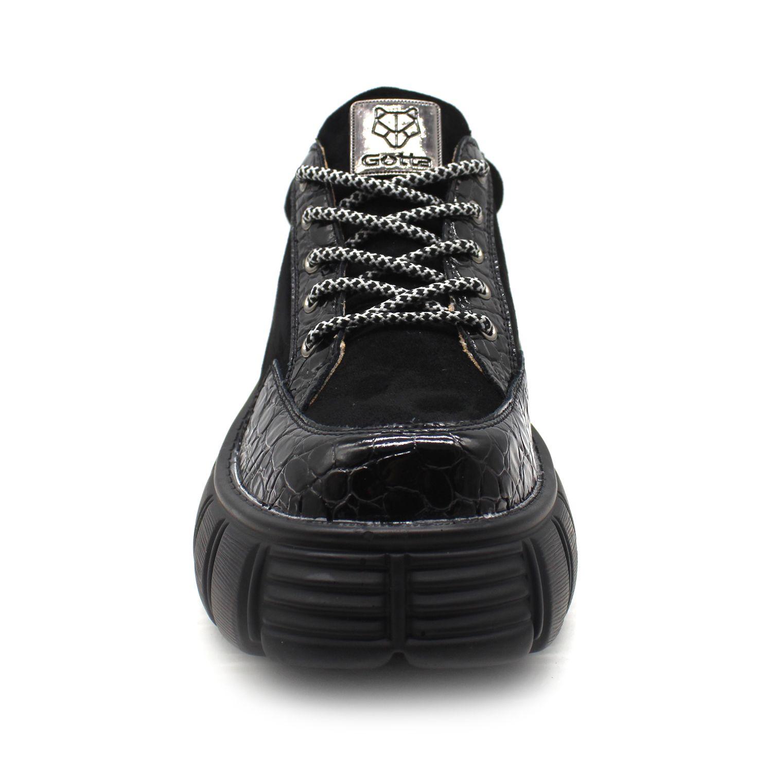 Zapatilla Negra Mujer 13152 Gotta-3