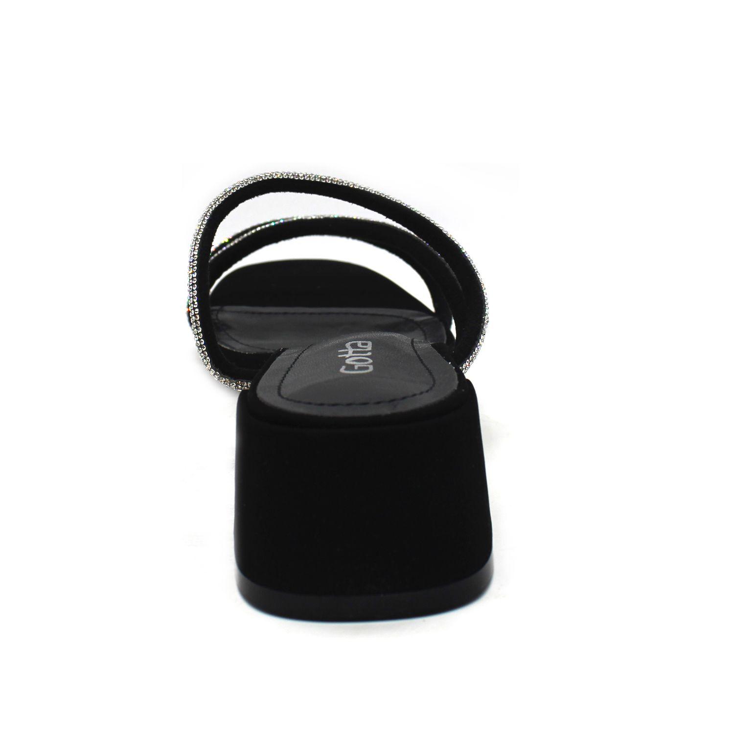 Sandalia Negra Mujer 15822 Gotta-4