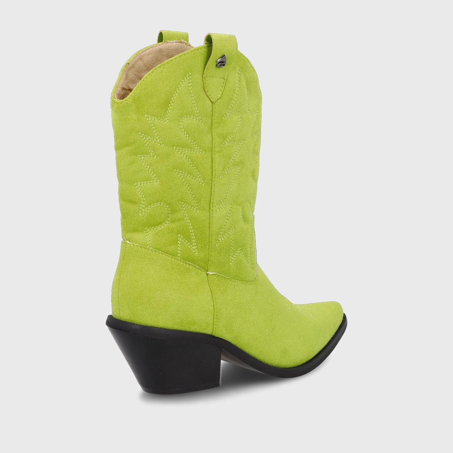 Bota Texana Verde Mujer 33751 Gotta-4