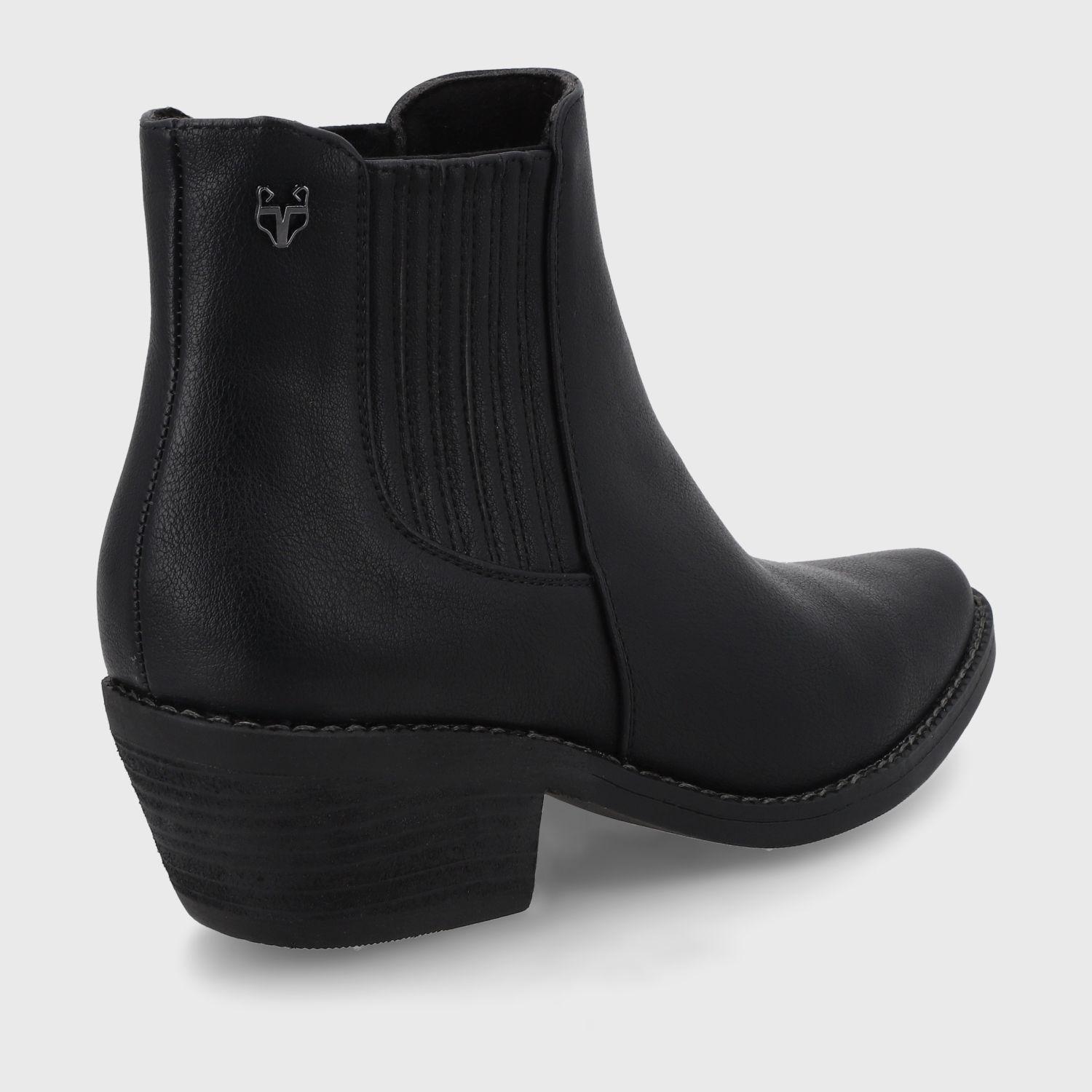 Botín Negro Mujer 23713 Gotta-4