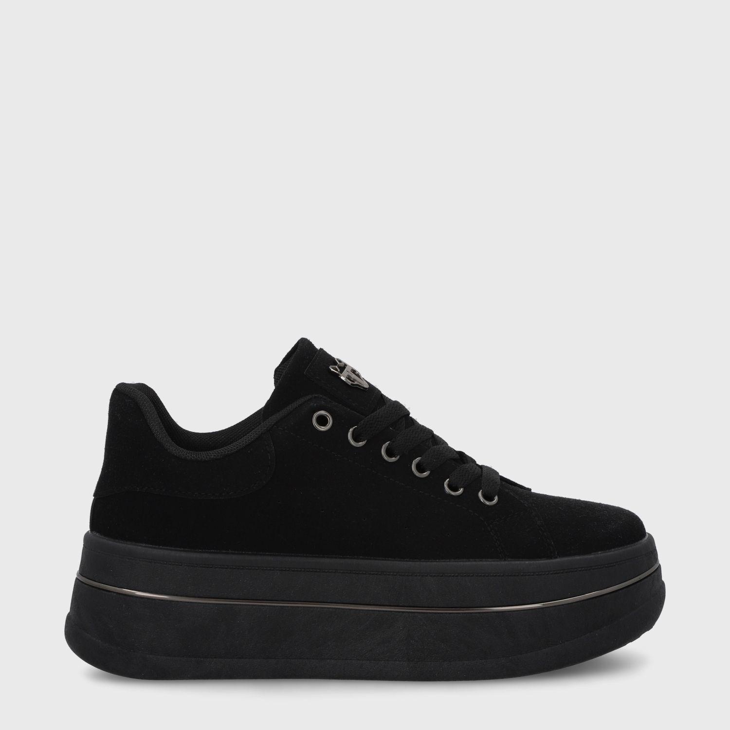 Zapatilla Plataforma Negra  Mujer 58011 Gotta-0