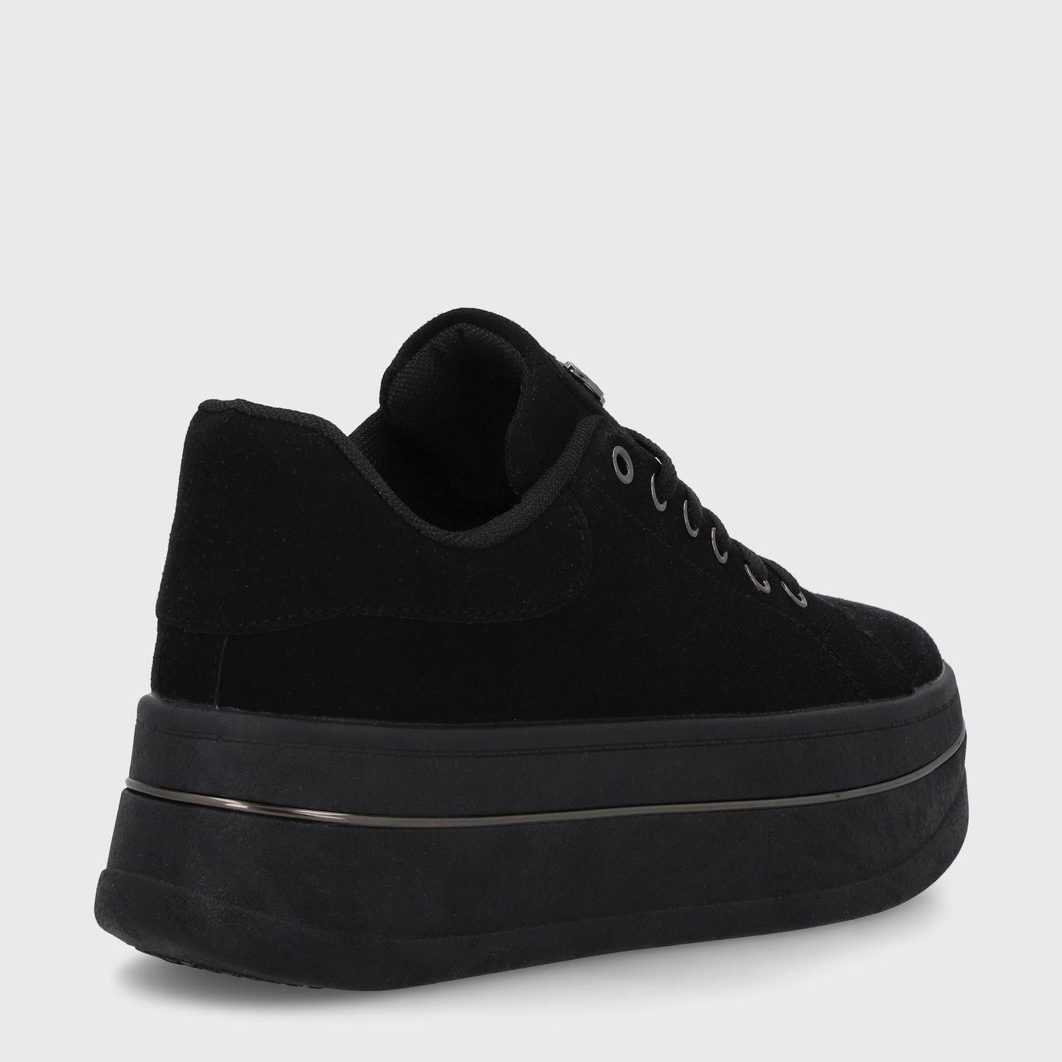 Zapatilla Plataforma Negra  Mujer 58011 Gotta-3