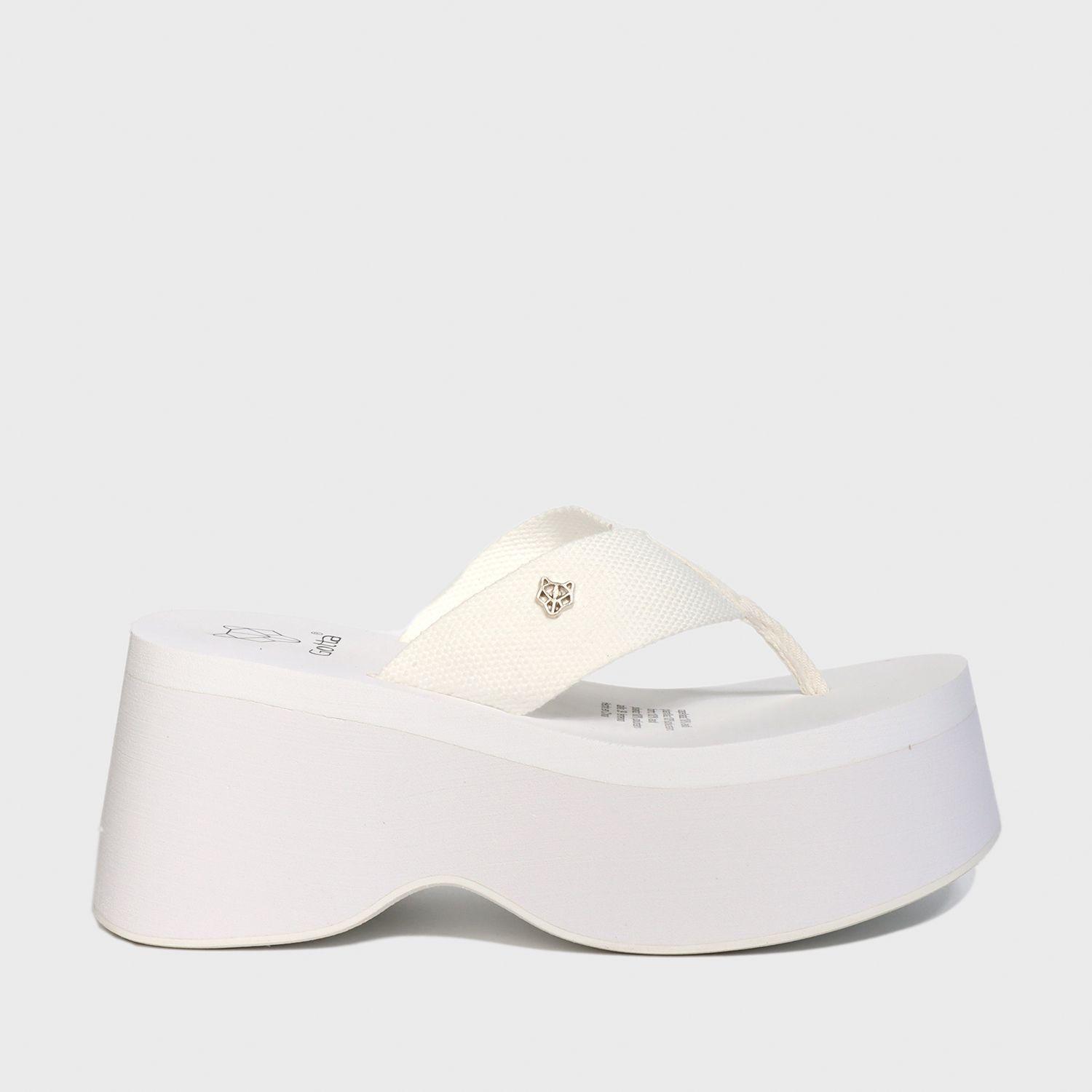 Sandalia Plataforma Blanca Mujer 25620 Gotta-0