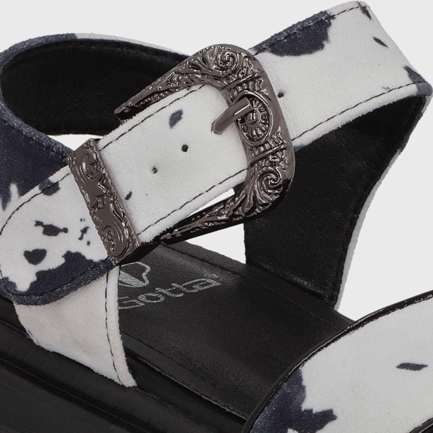 Sandalia Plataforma Animal Print Mujer 55923 Gotta-5