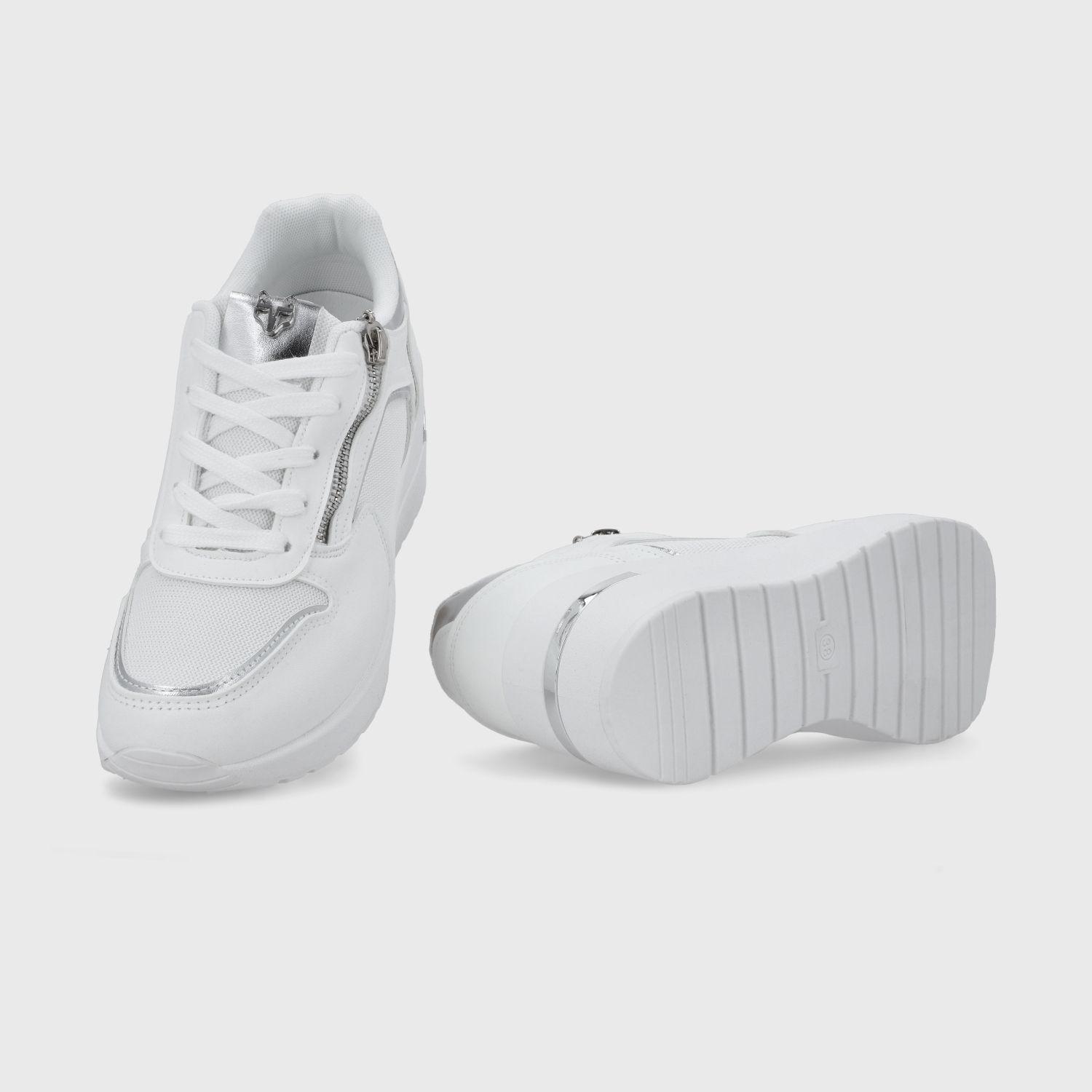 Zapatilla Plataforma Blanca  Mujer 58040 Gotta-6