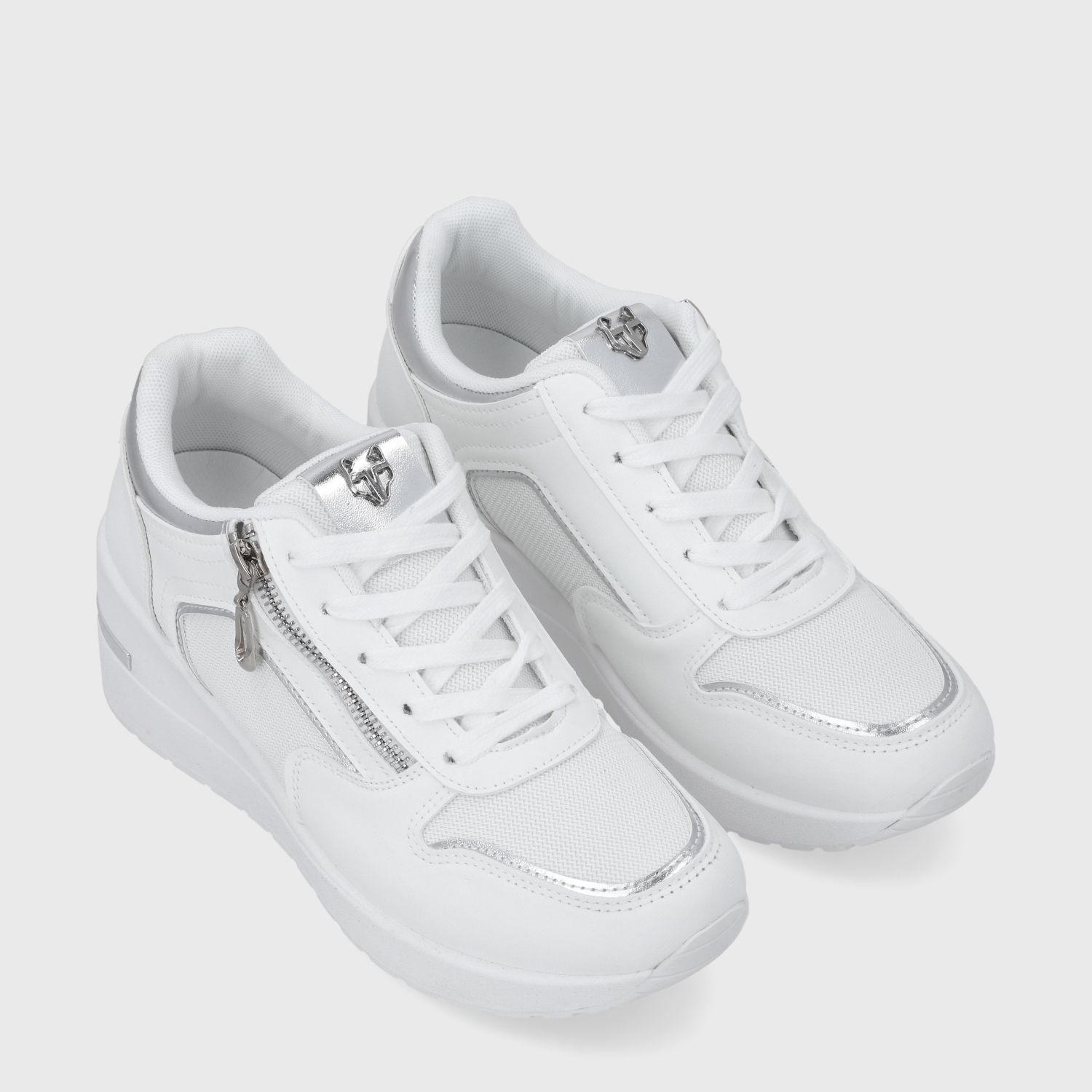 Zapatilla Plataforma Blanca  Mujer 58040 Gotta-2