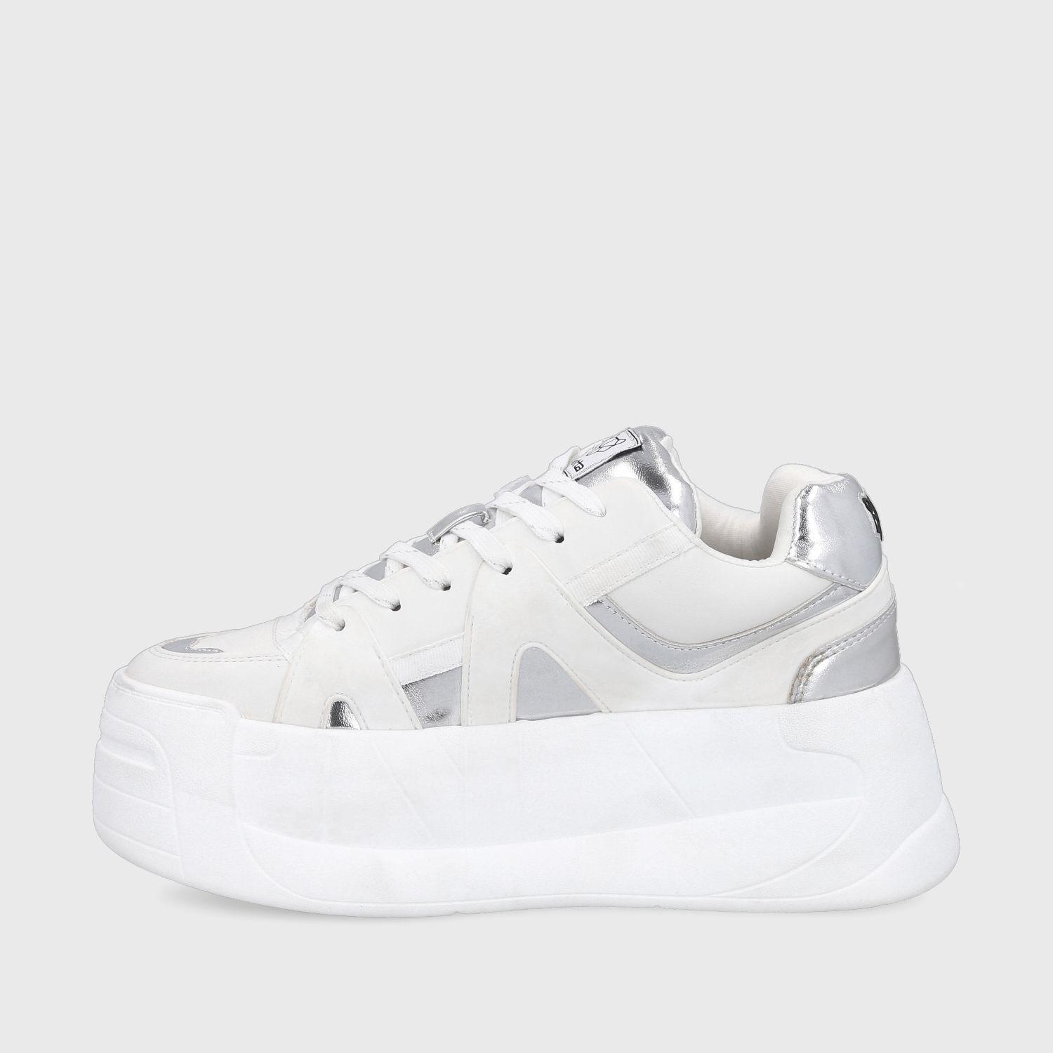 Zapatilla Plateada Mujer C7324 Gotta-3