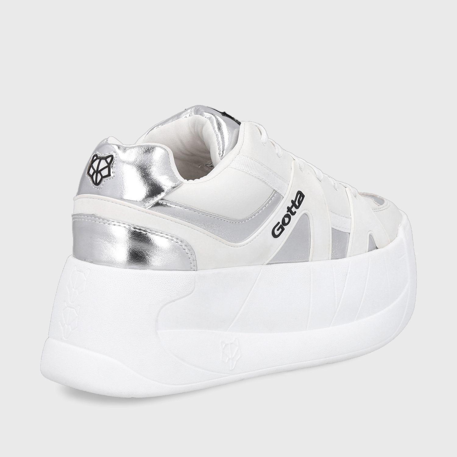 Zapatilla Plateada Mujer C7324 Gotta-4