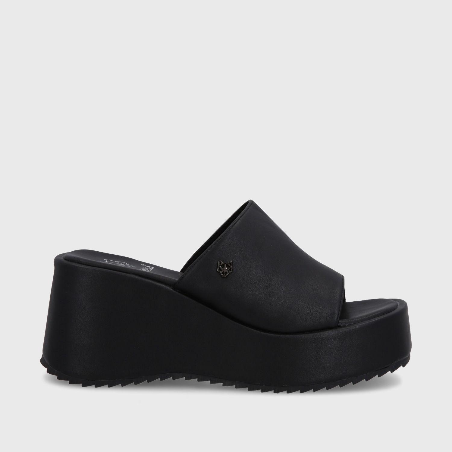Sandalia Plataforma Negra Mujer 35240 Gotta-0