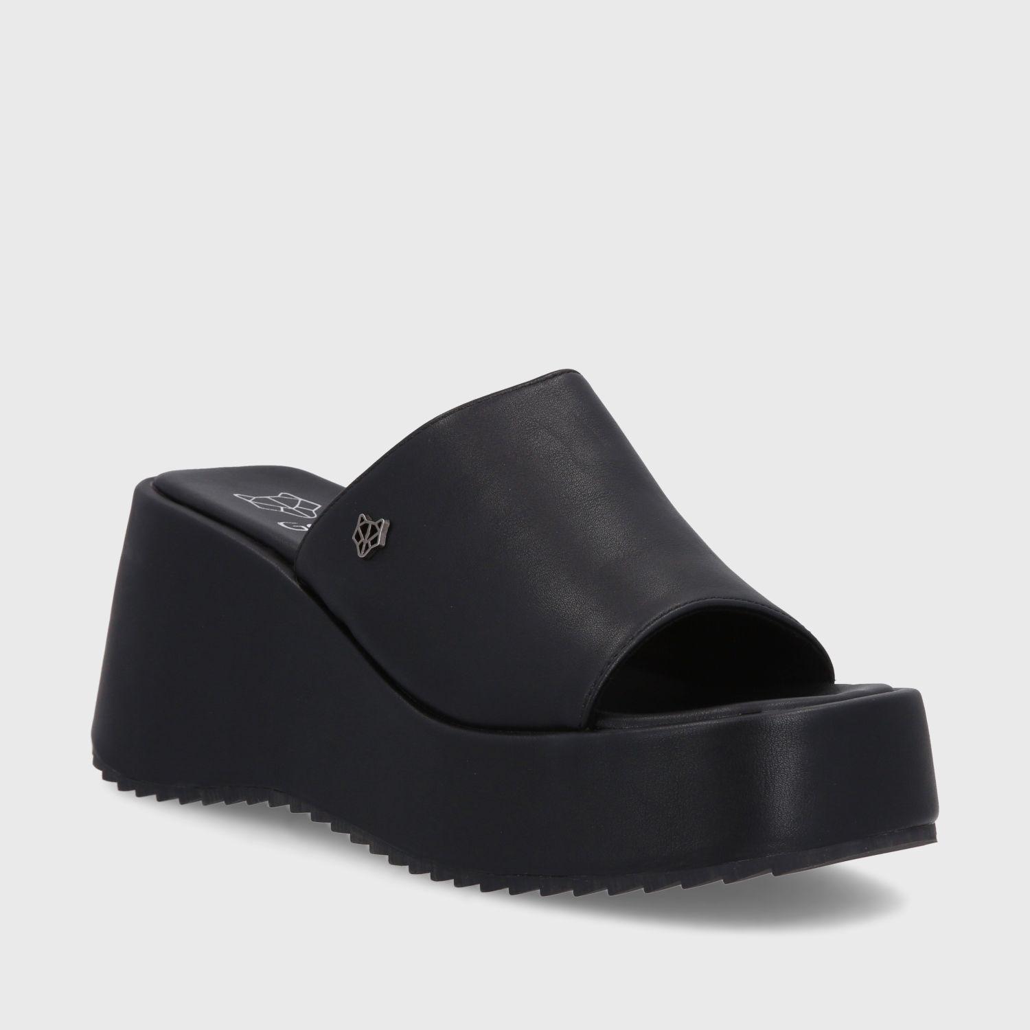 Sandalia Plataforma Negra Mujer 35240 Gotta-1