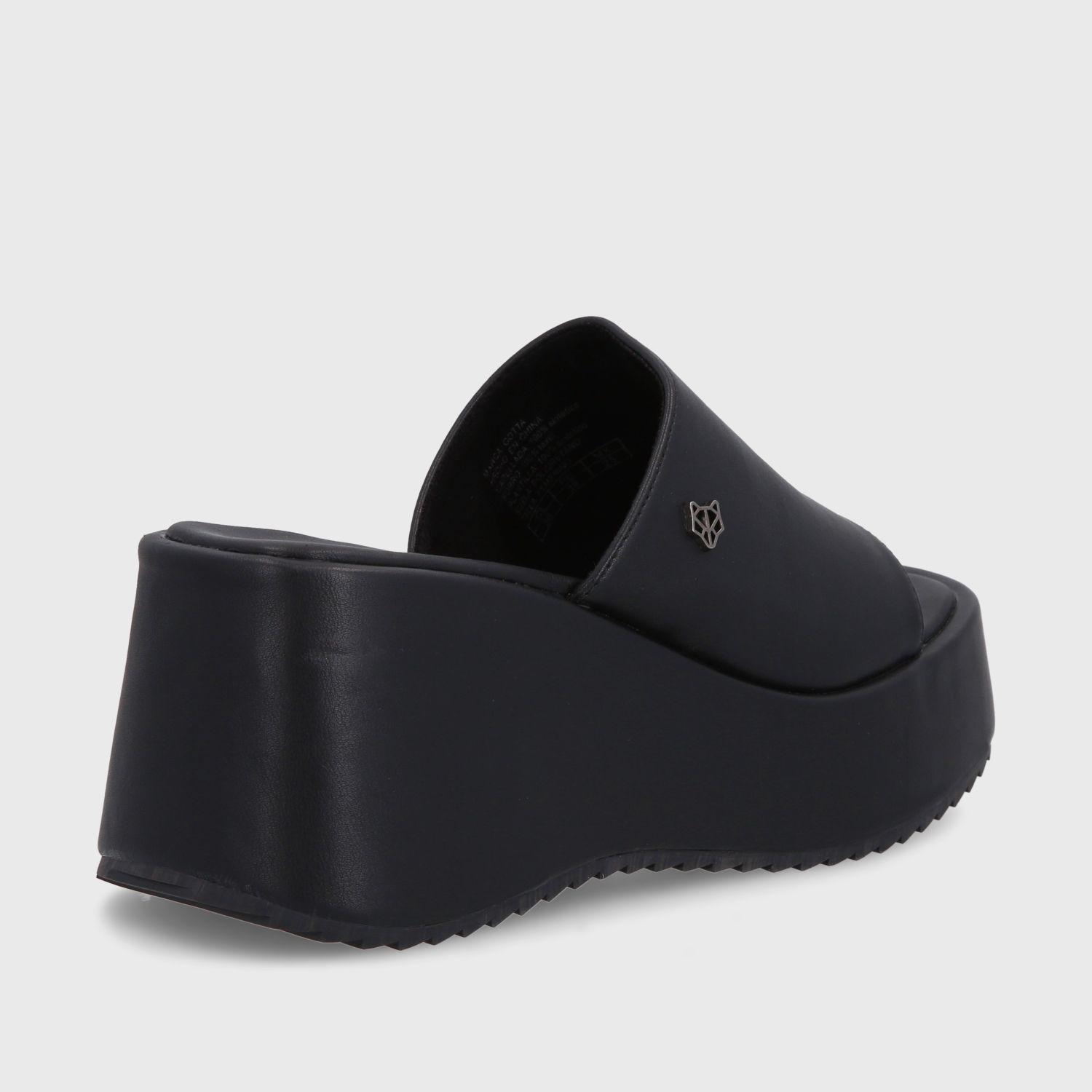 Sandalia Plataforma Negra Mujer 35240 Gotta-4