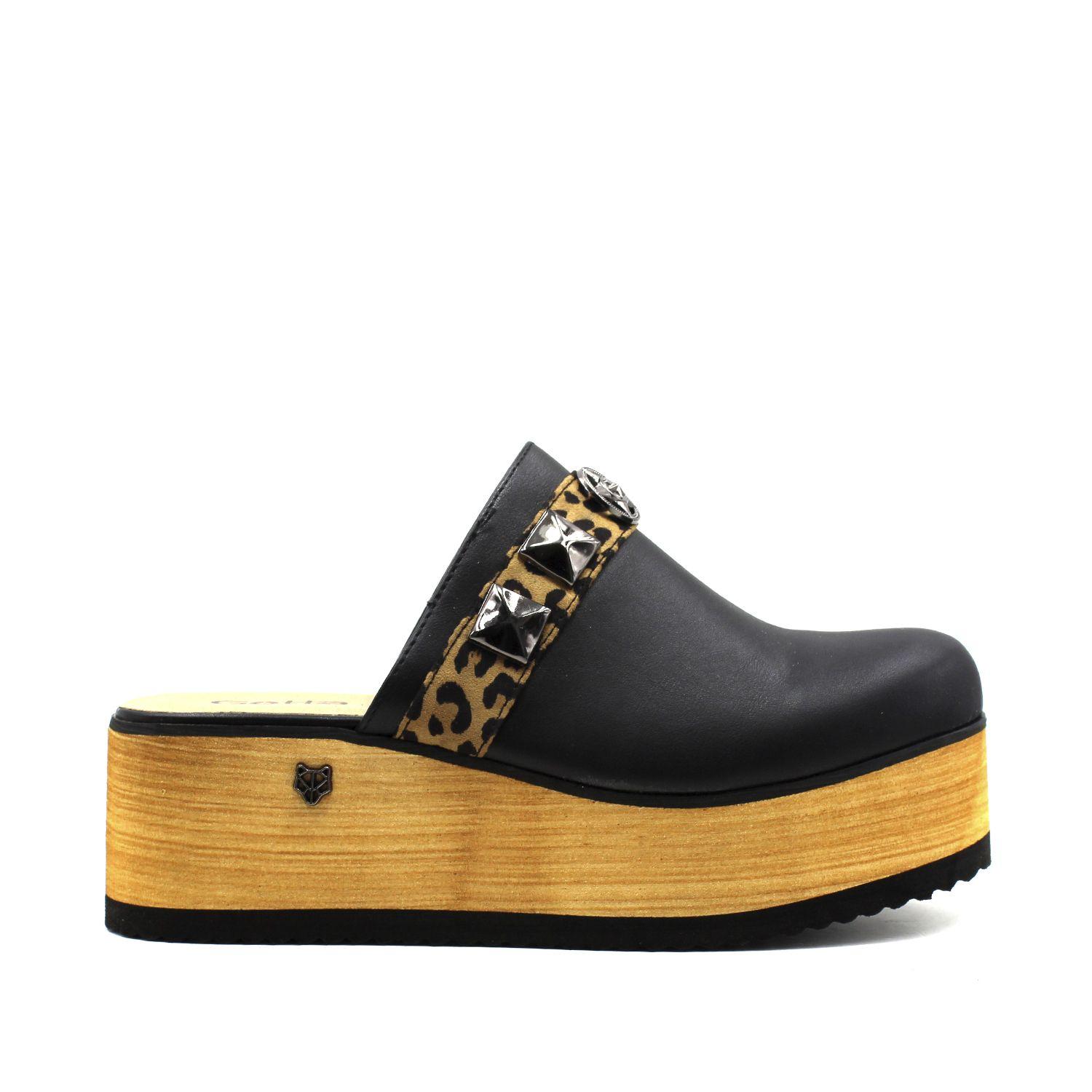 Zueco Negro Mujer 15614 Gotta-0