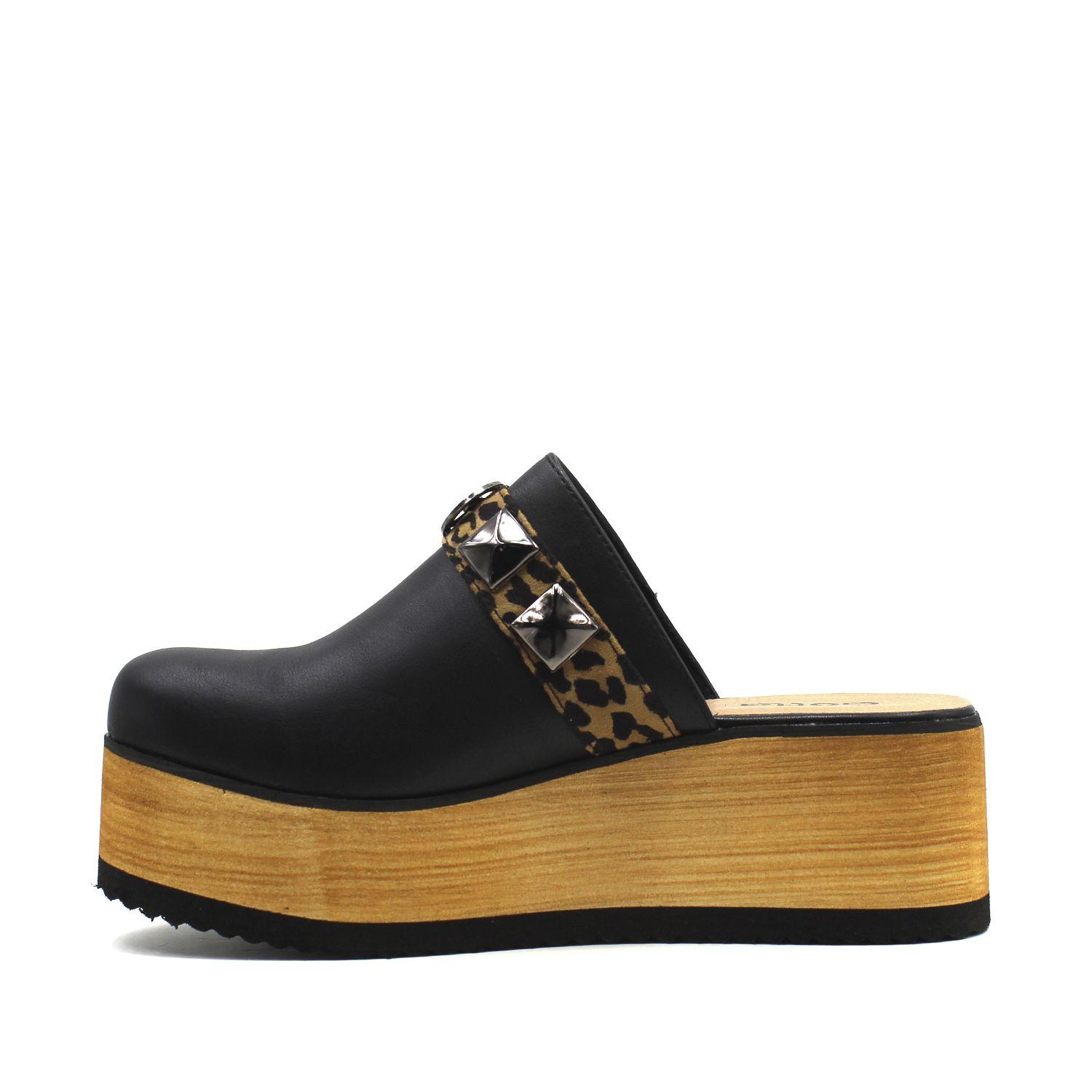 Zueco Negro Mujer 15614 Gotta-3