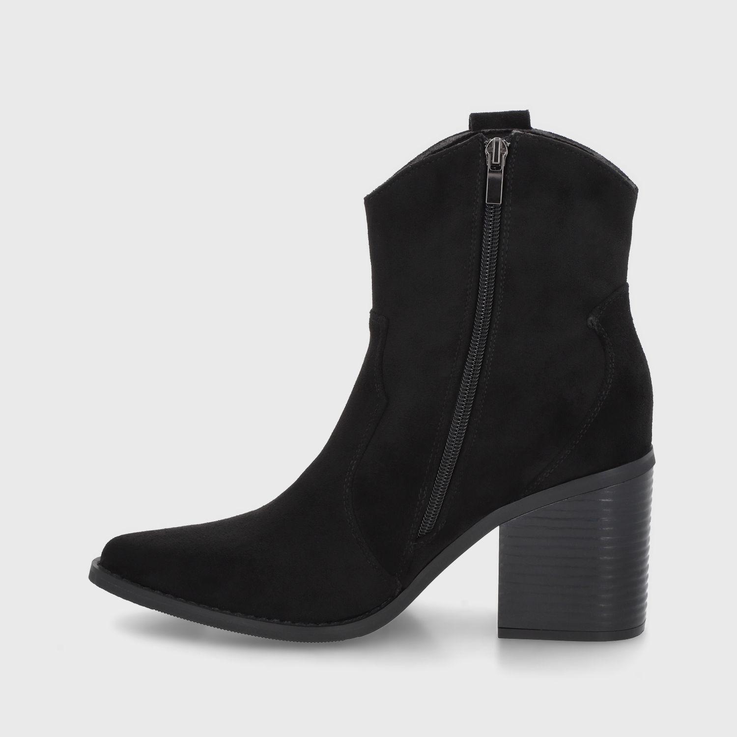 Botin Taco Negra Mujer 53780 Gotta-3