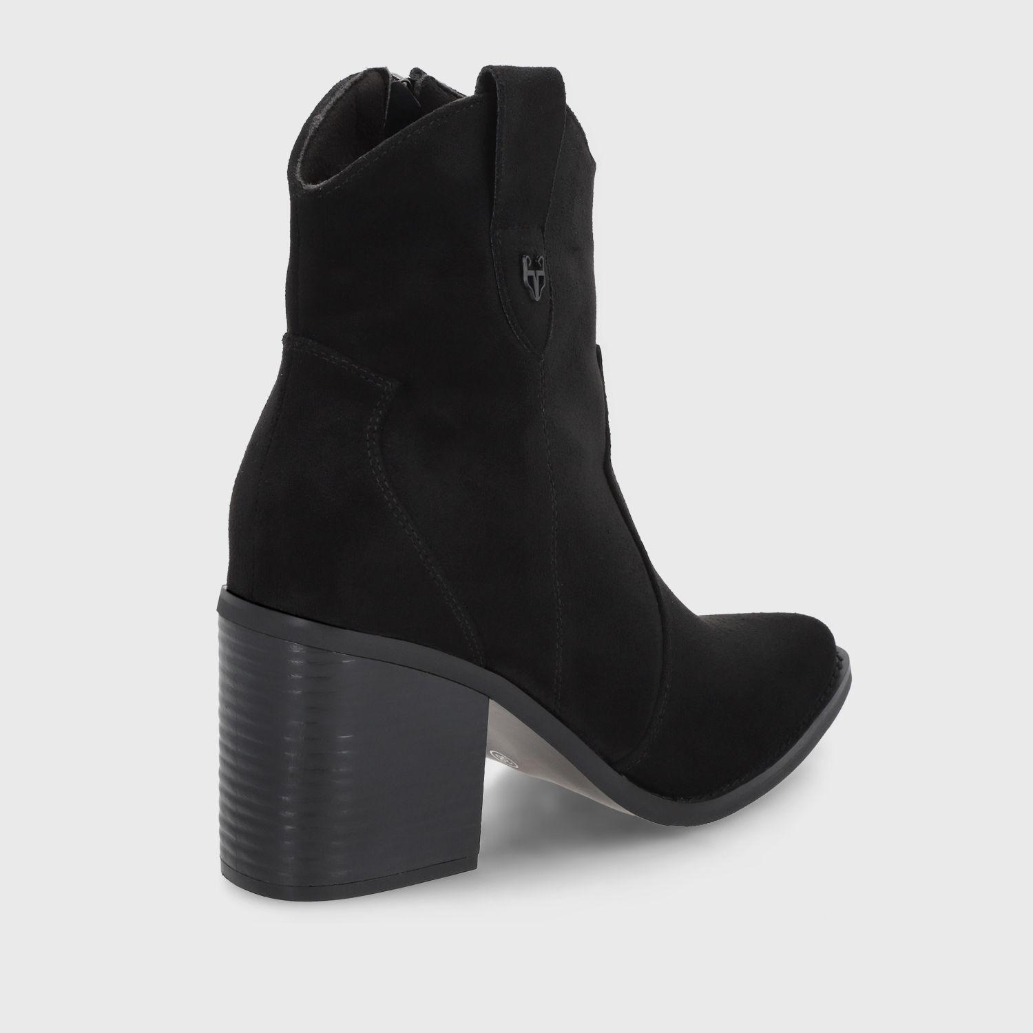 Botin Taco Negra Mujer 53780 Gotta-4