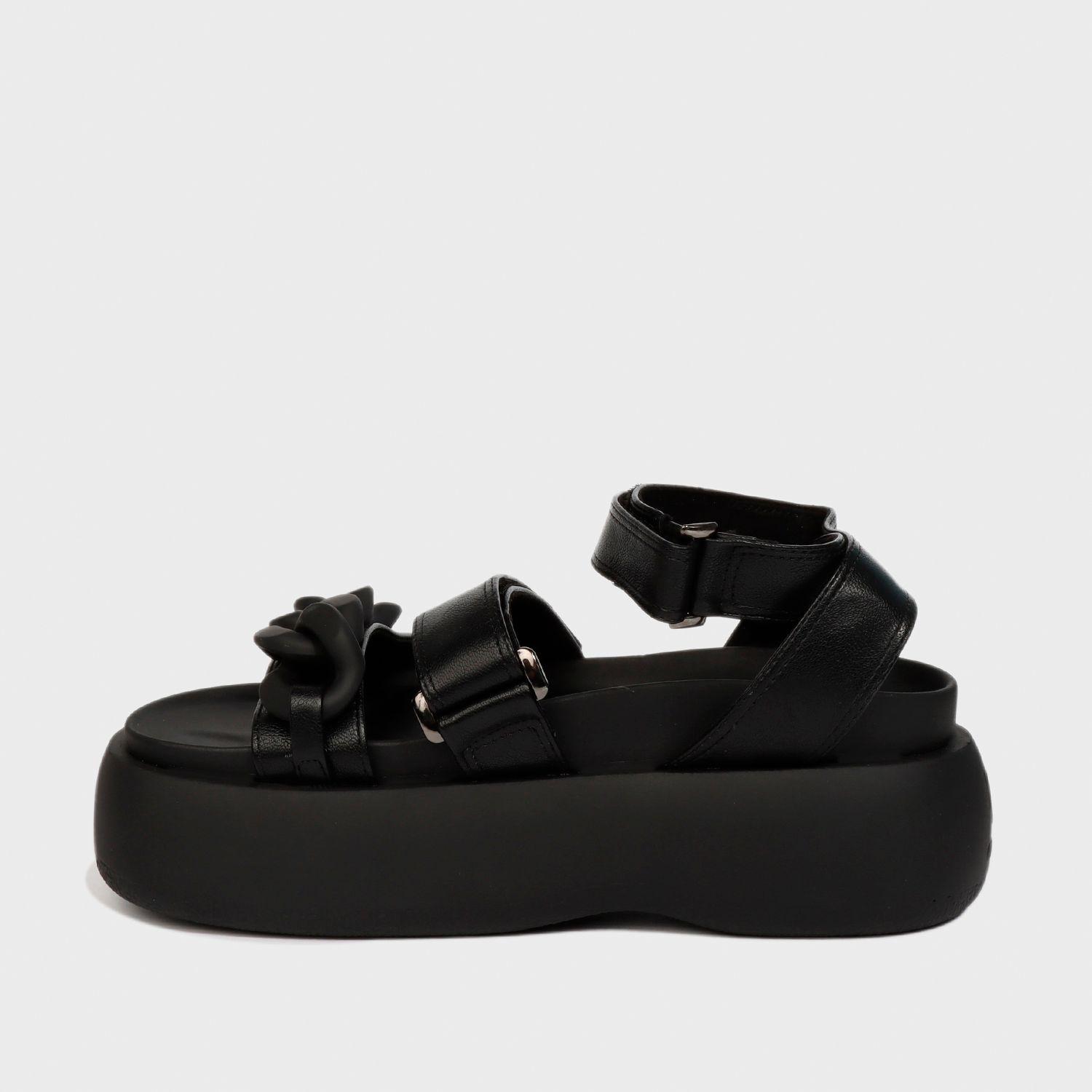 Sandalia Plataforma Negra Mujer 25271 Gotta-3