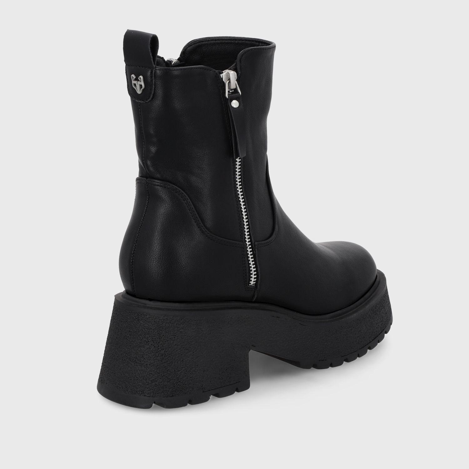 Botin Taco Negro Mujer 55270 Gotta-4