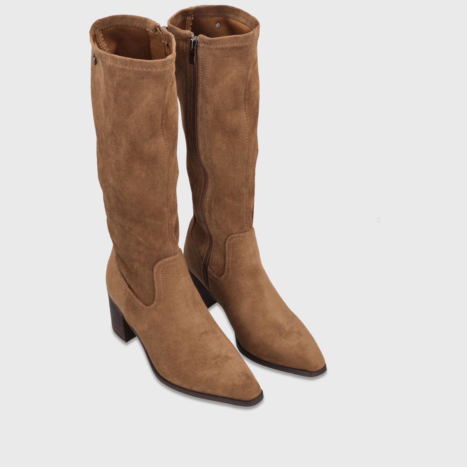 Bota Taco Beige Mujer 5530208 Gotta-2