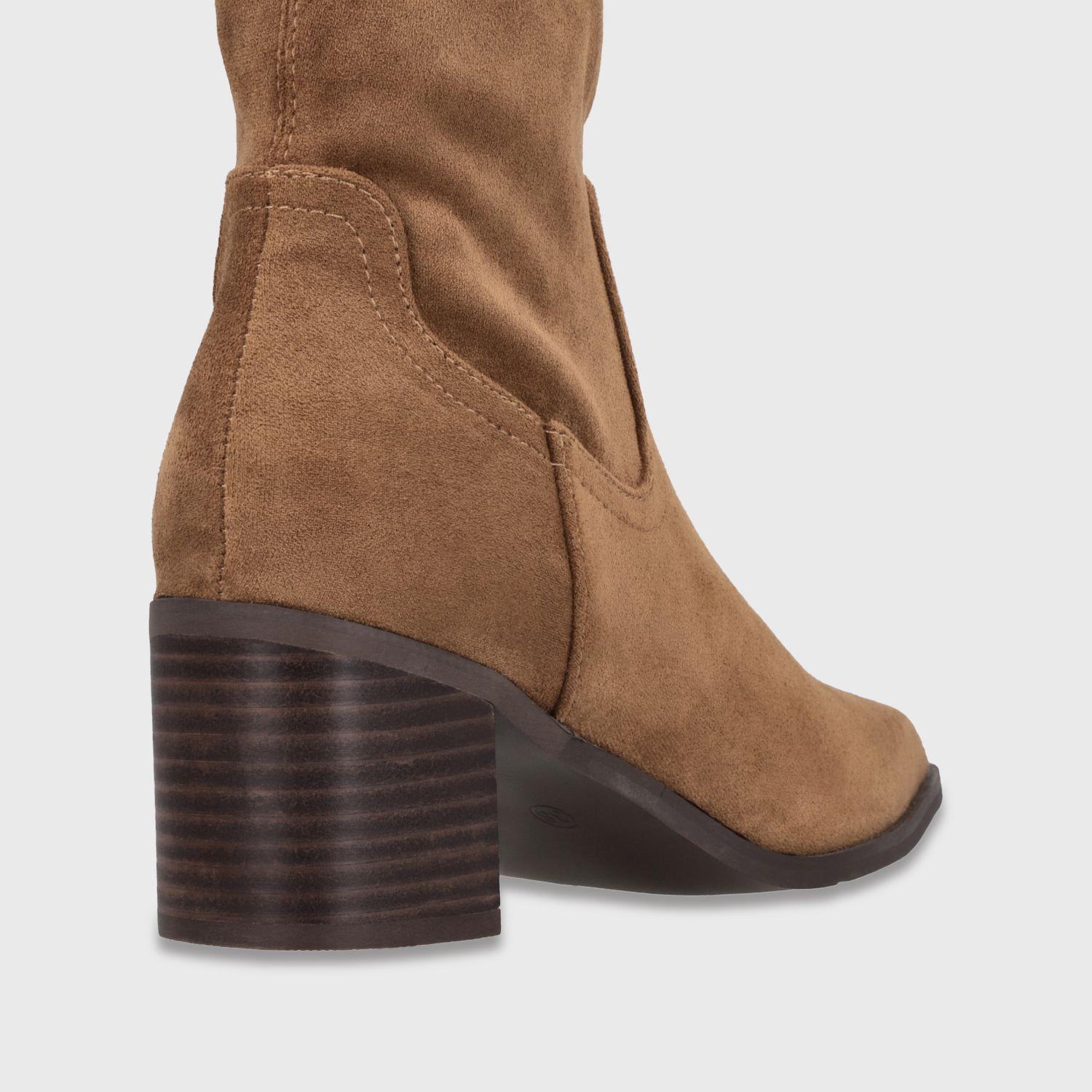 Bota Taco Beige Mujer 5530208 Gotta-5