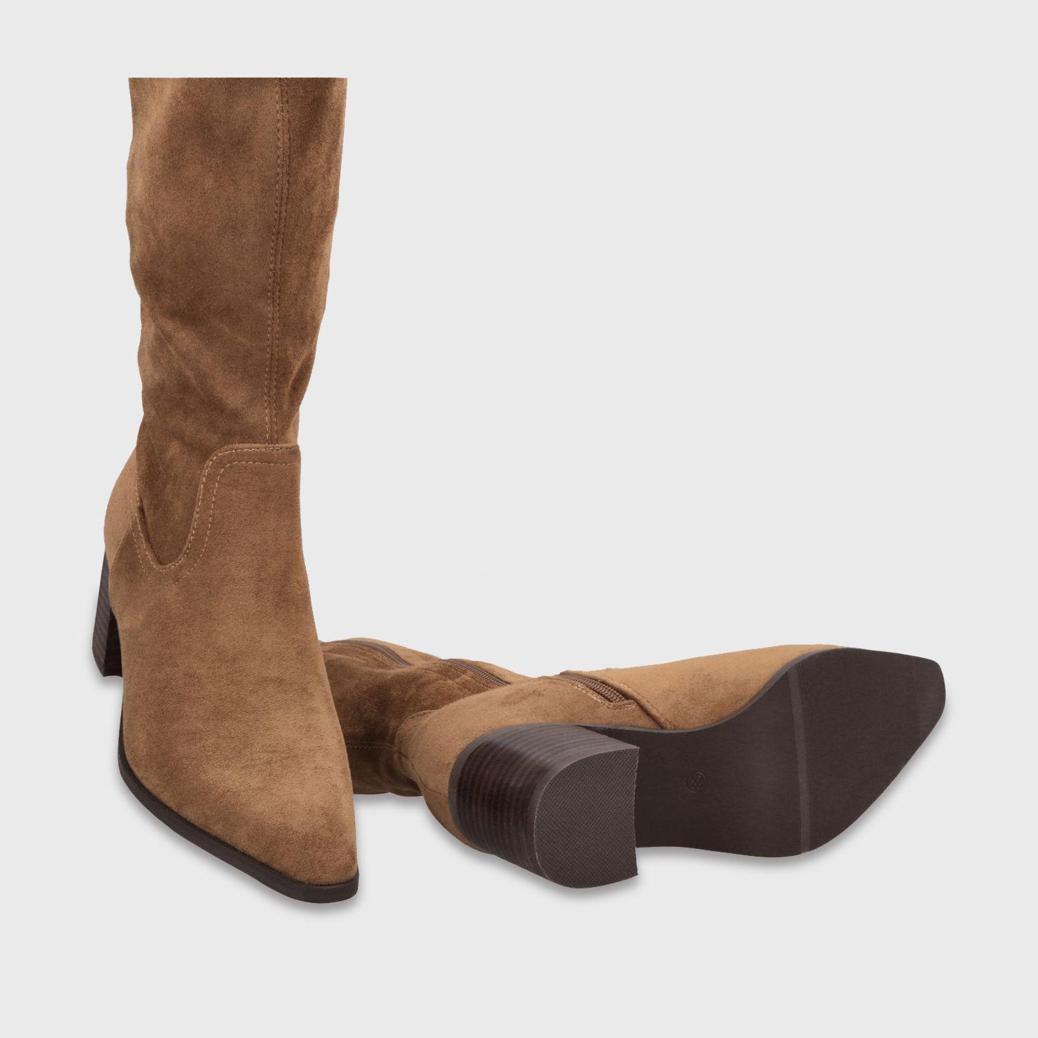 Bota Taco Beige Mujer 5530208 Gotta-6