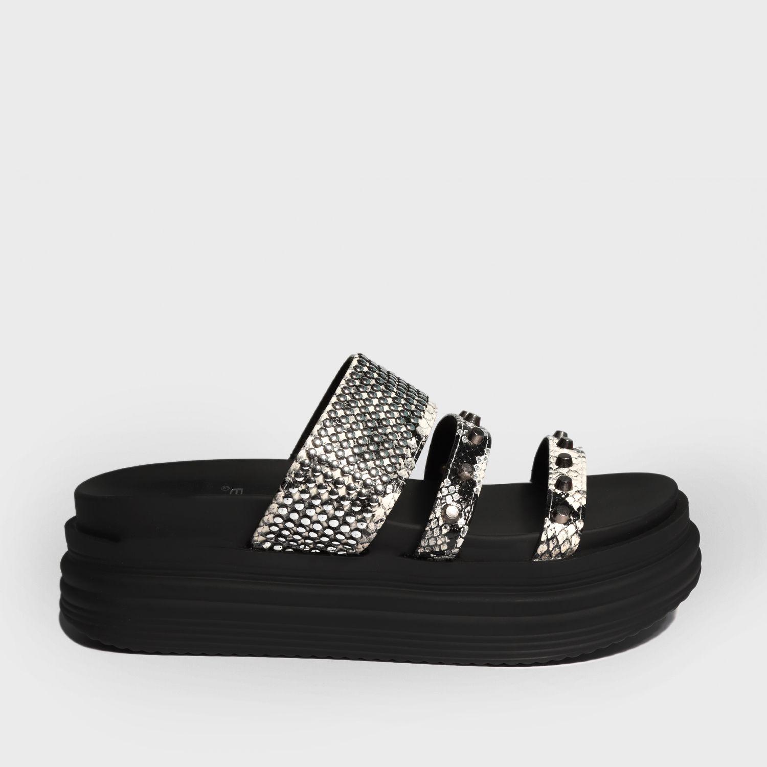 Sandalia Plataforma Animal Print Mujer 15719 Gotta-0