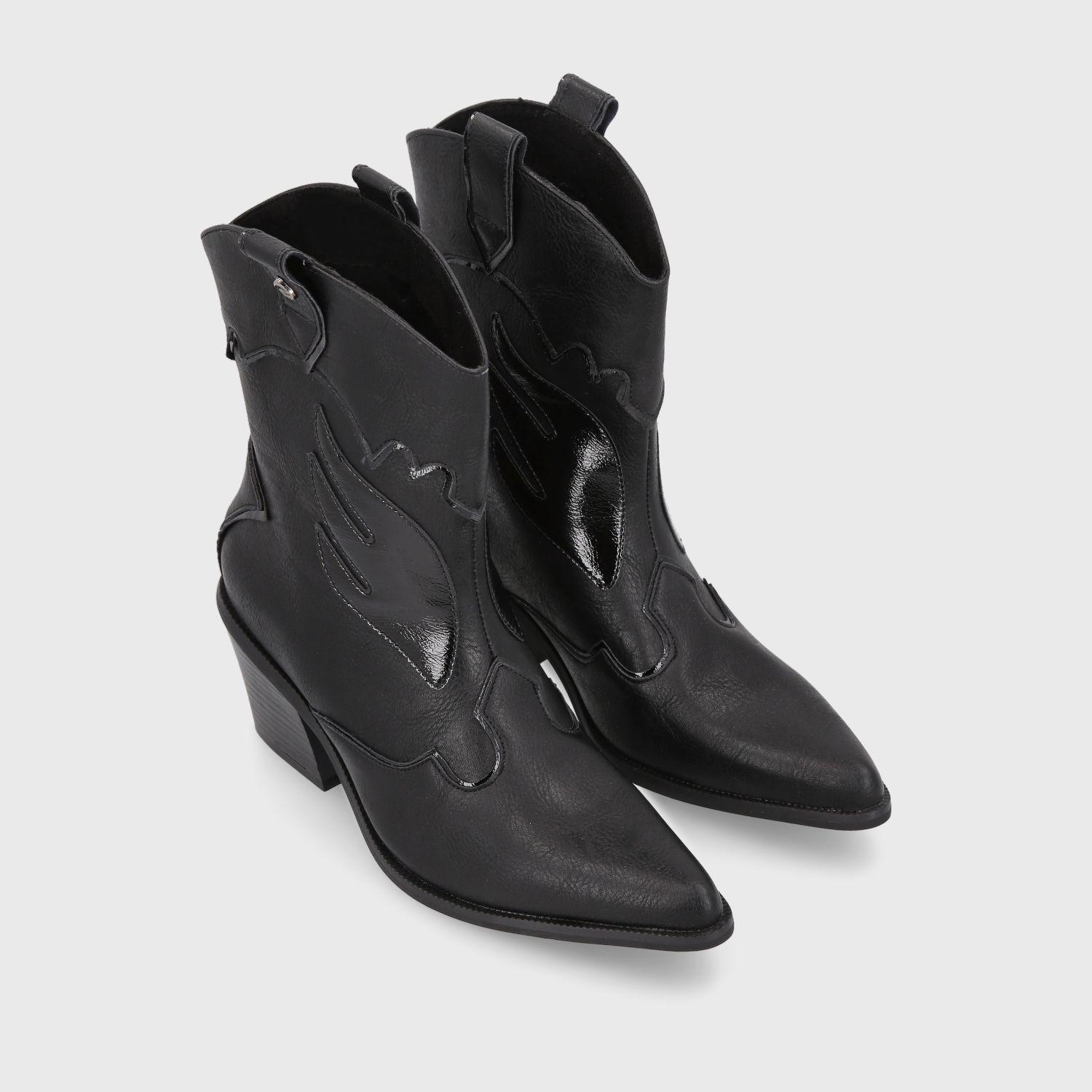 Bota Texana Negra Mujer 33760 Gotta-2
