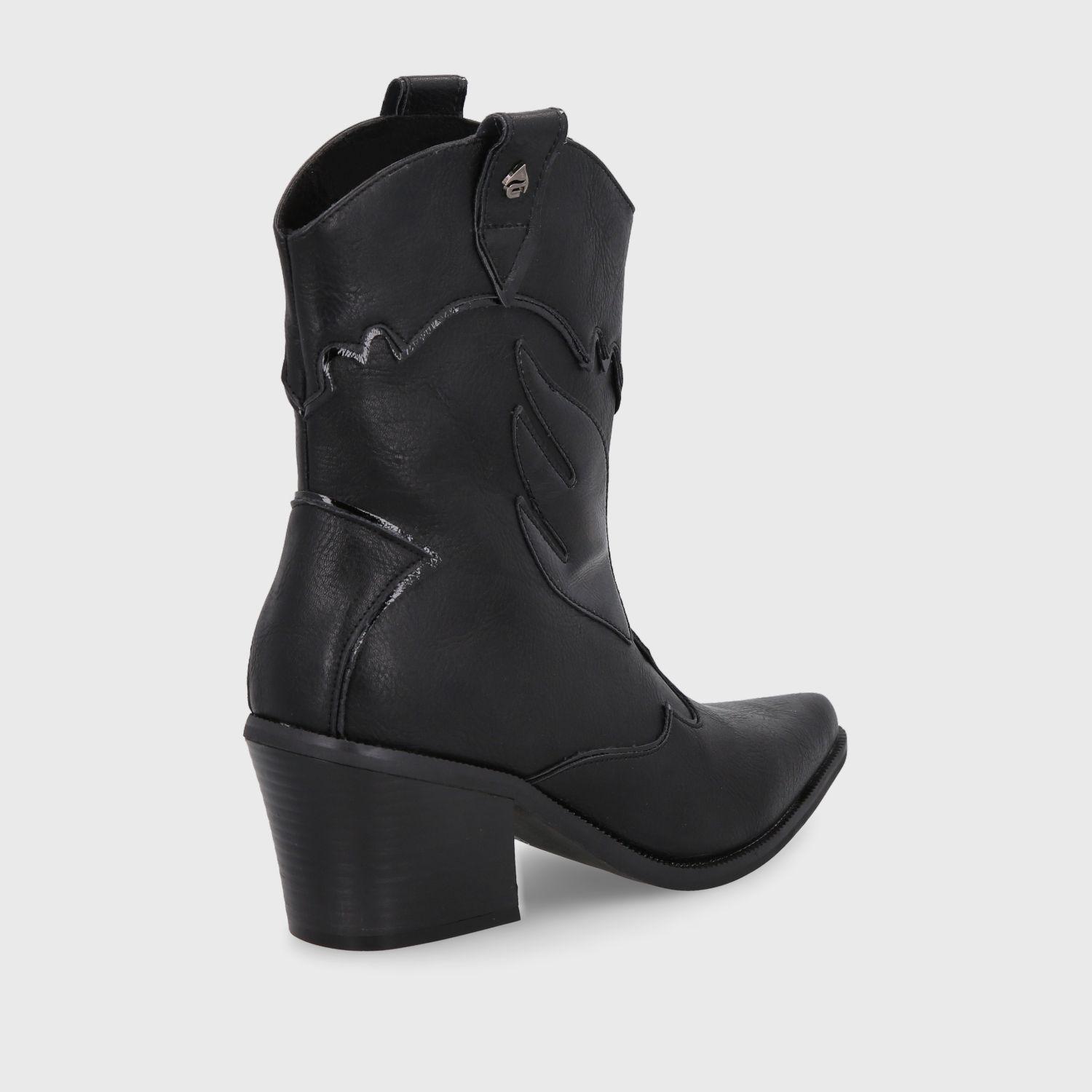 Bota Texana Negra Mujer 33760 Gotta-4