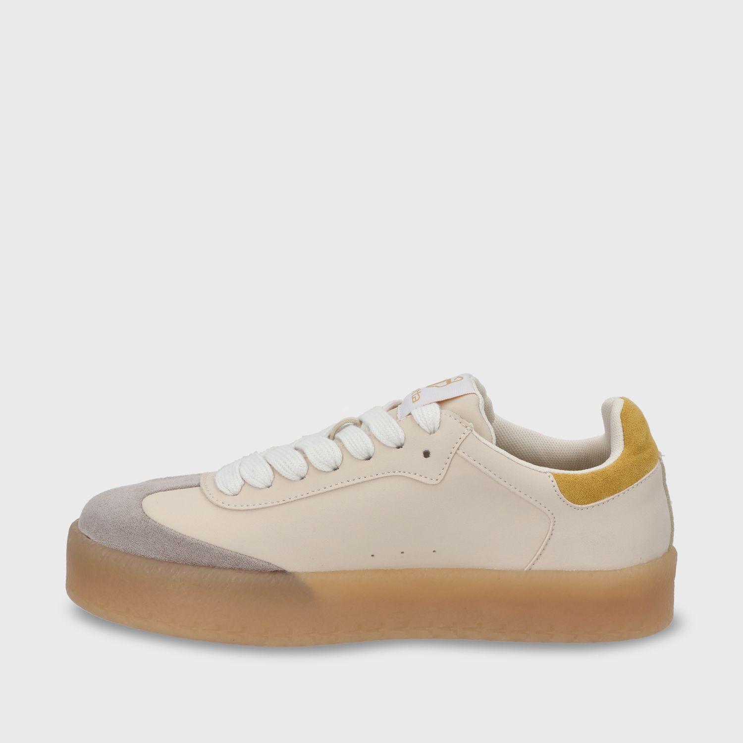 zapatilla Plano Beige Mujer 53740 Gotta-3
