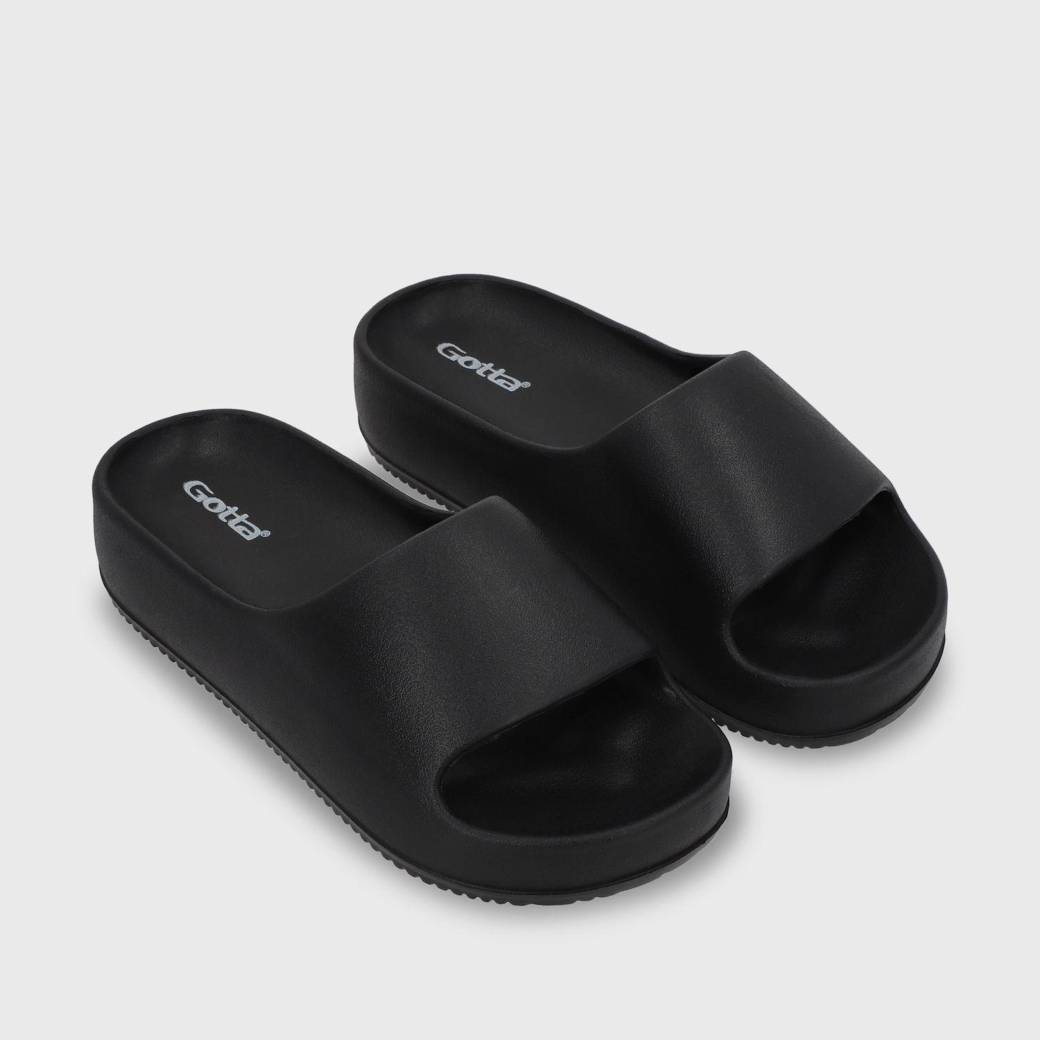 Sandalia Plataforma Negra Mujer 52070 Gotta-2