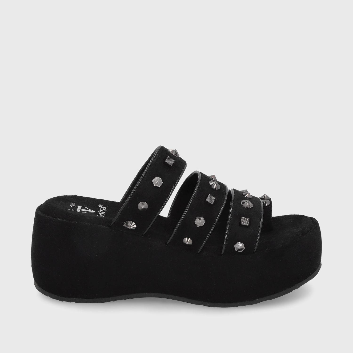 Sandalia Negra  Mujer 45823 Gotta-0