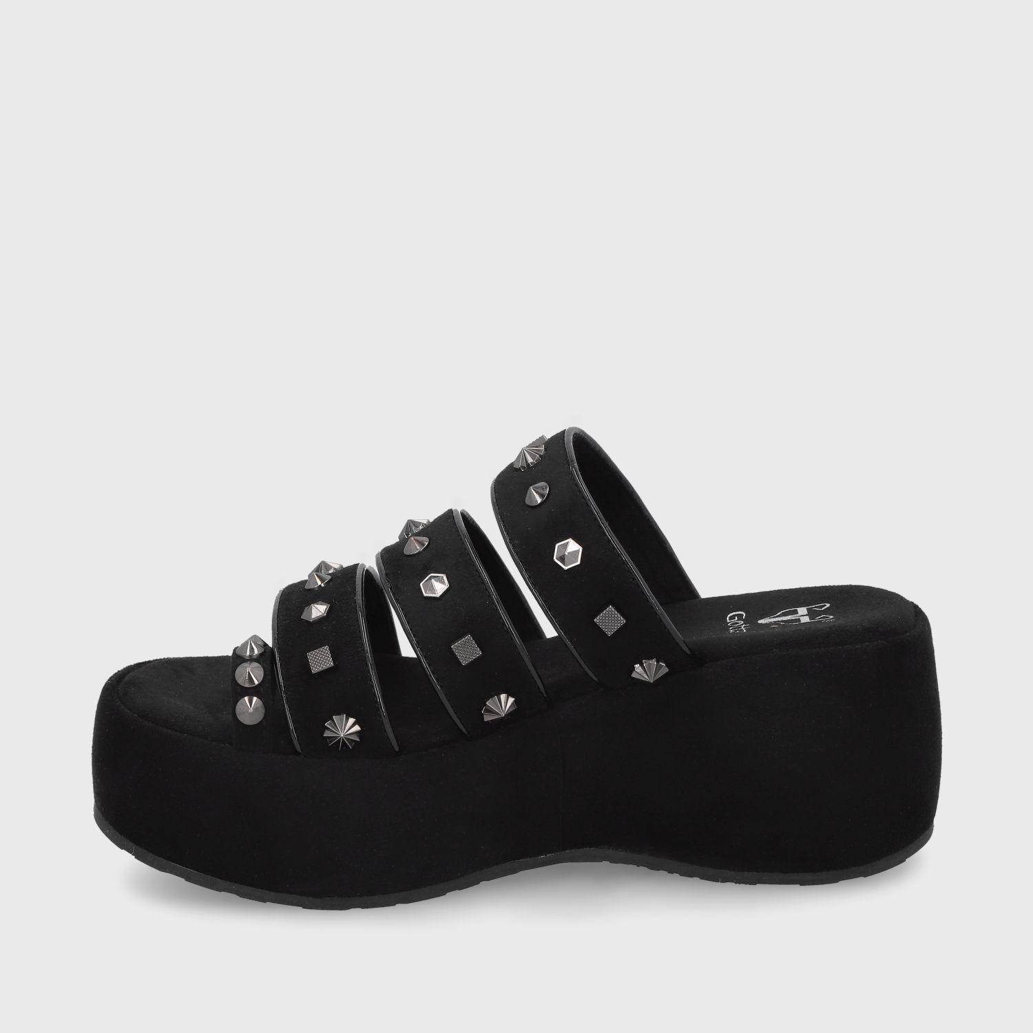 Sandalia Negra  Mujer 45823 Gotta-3