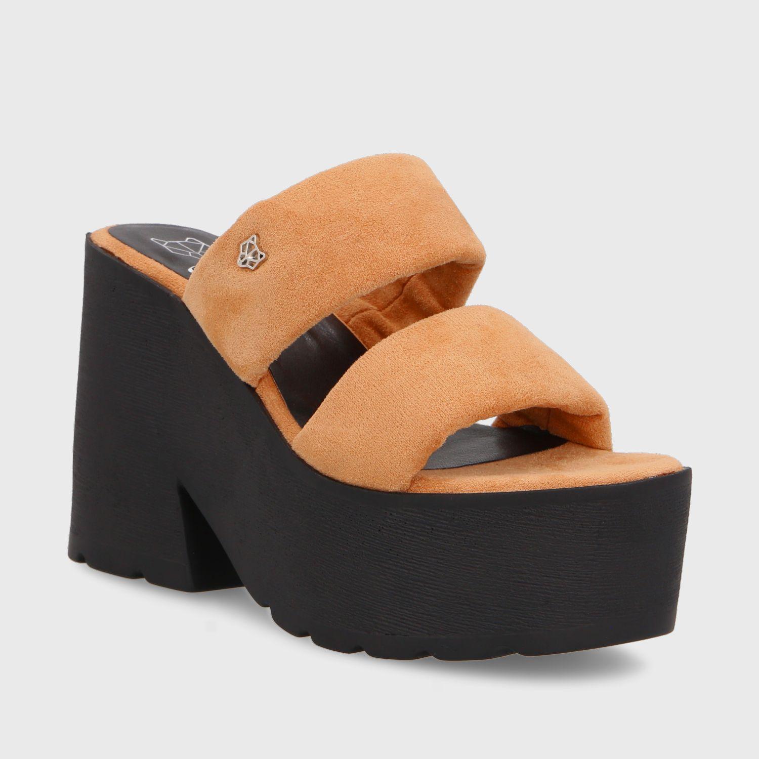 Sandalia Plataforma Café Mujer 15695 Gotta-1