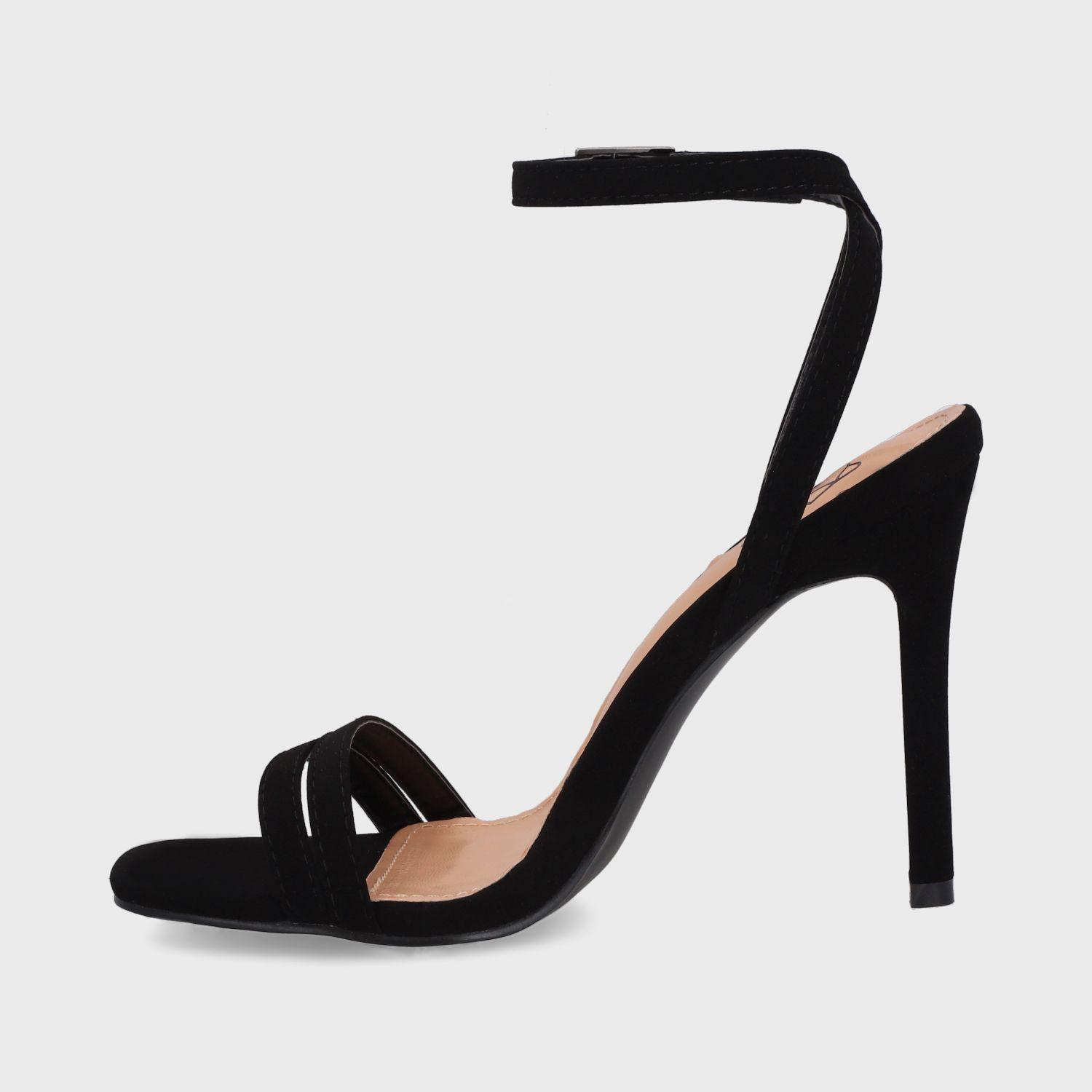 Sandalia Taco Negra Mujer 35152 Gotta-3