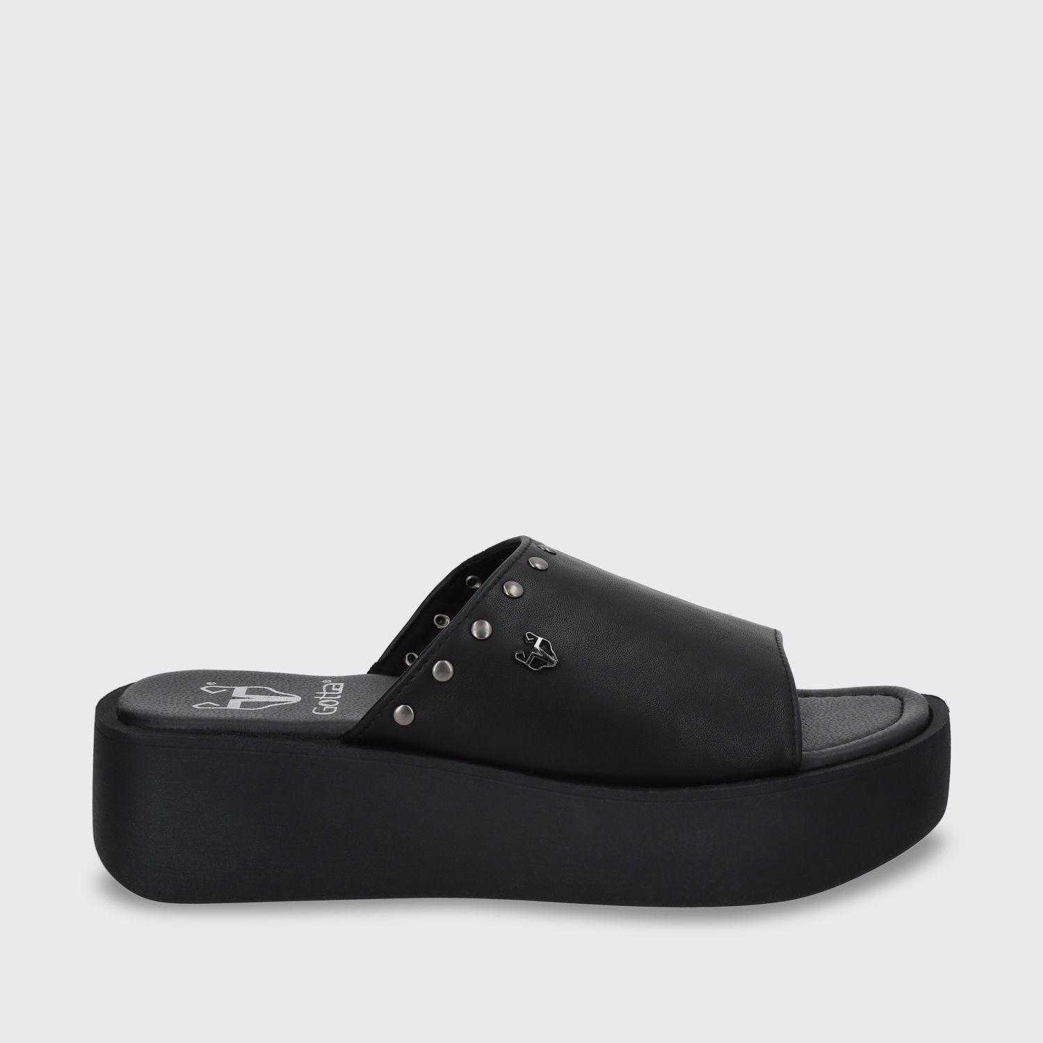 Sandalia Plataforma Negro Mujer 53730 Gotta-0