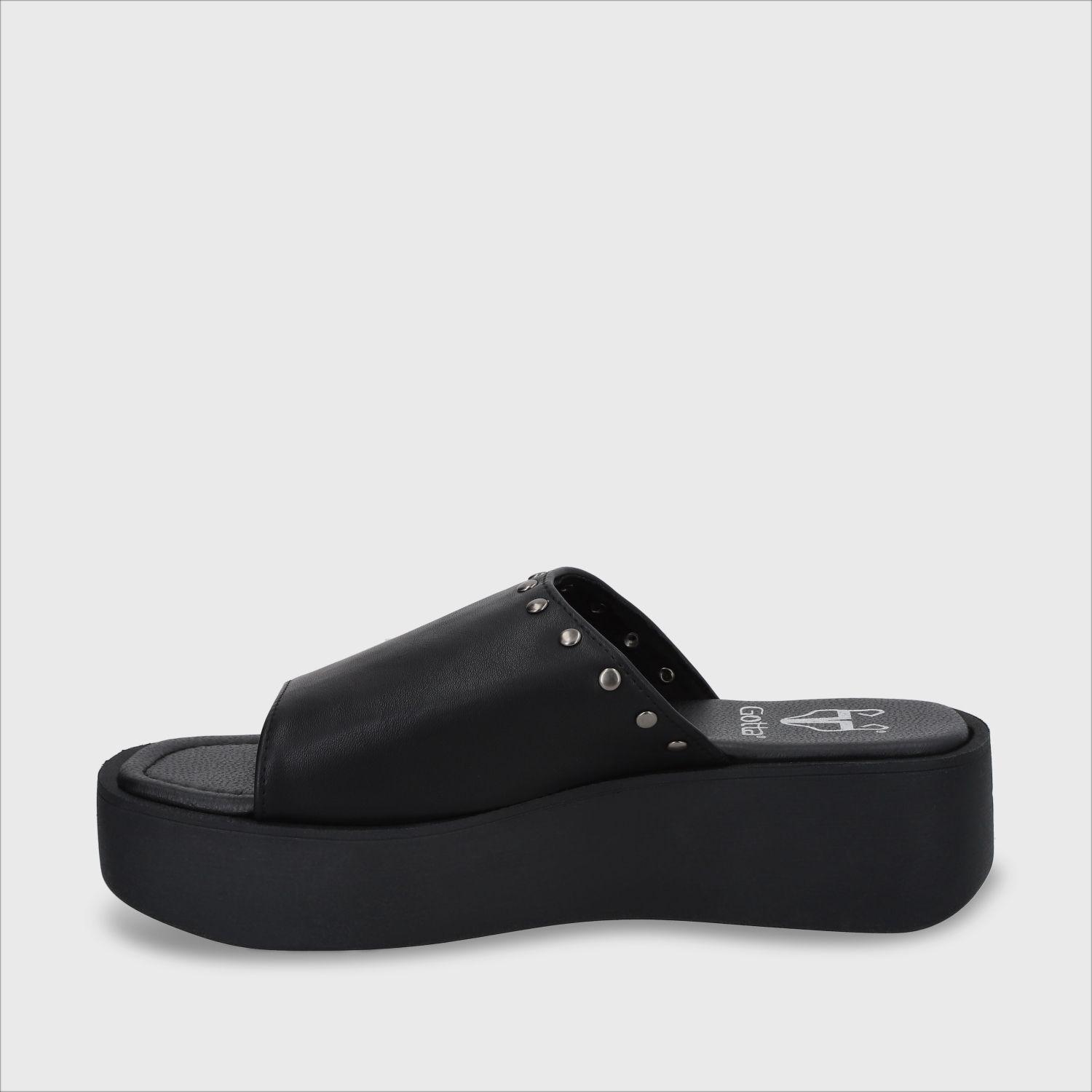 Sandalia Plataforma Negro Mujer 53730 Gotta-3