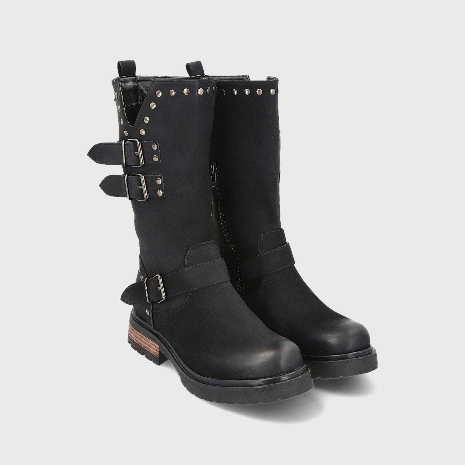 Bota Negra Mujer 25733 Gotta-2