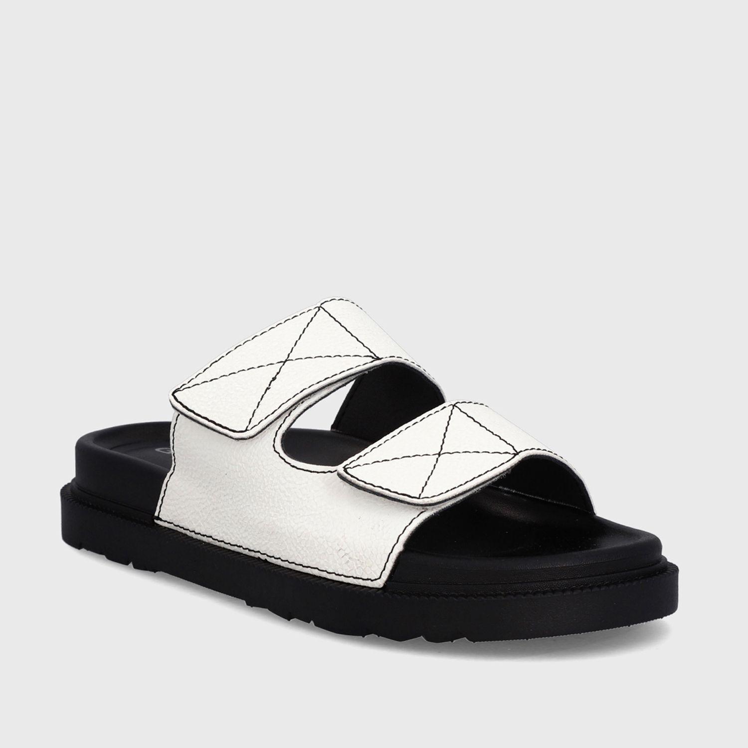 Sandalia Plana Blanca Mujer 32020 Gotta-1