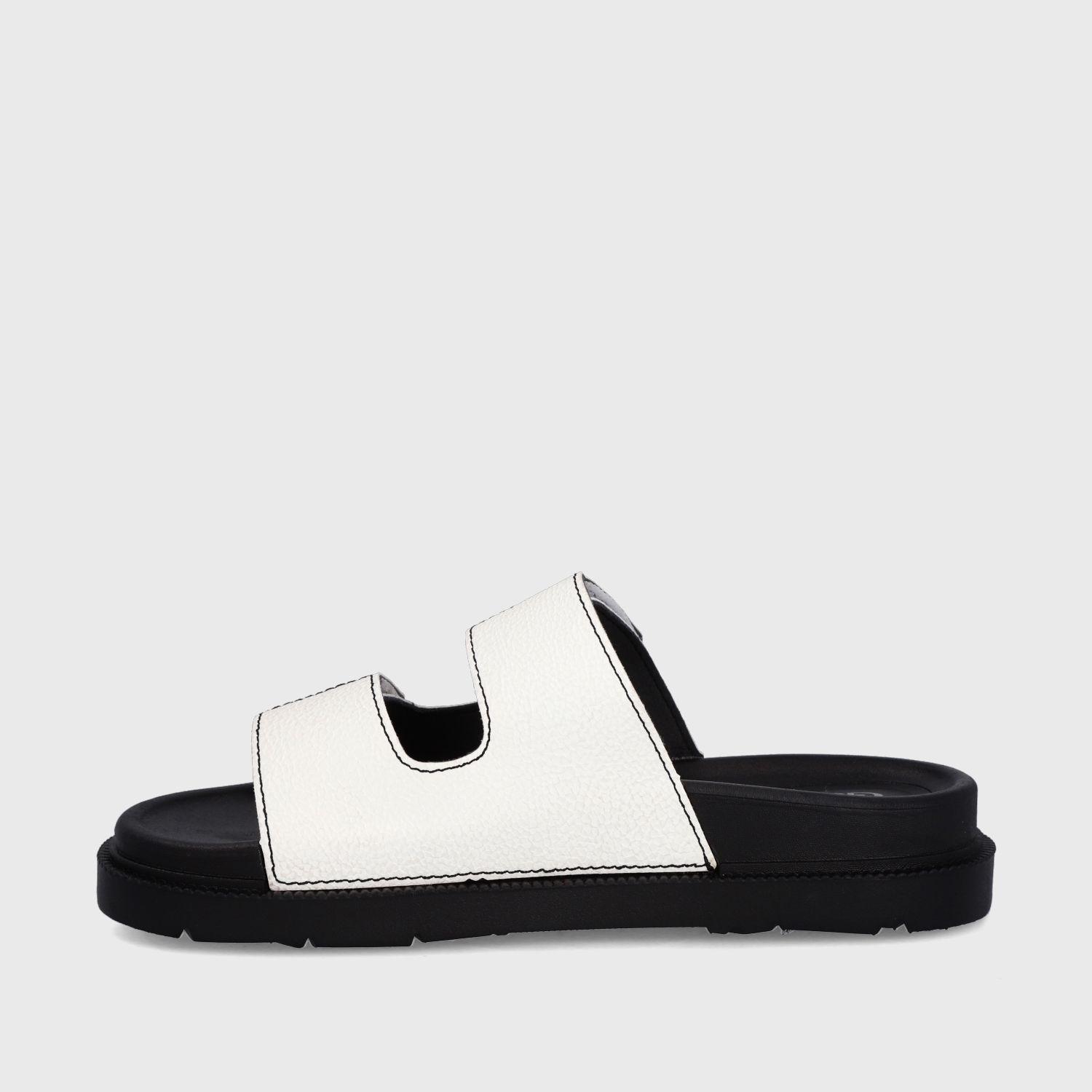 Sandalia Plana Blanca Mujer 32020 Gotta-3