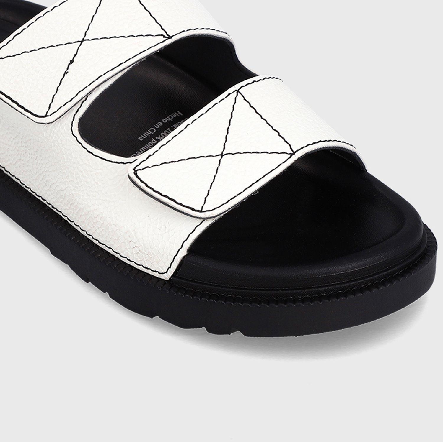 Sandalia Plana Blanca Mujer 32020 Gotta-5