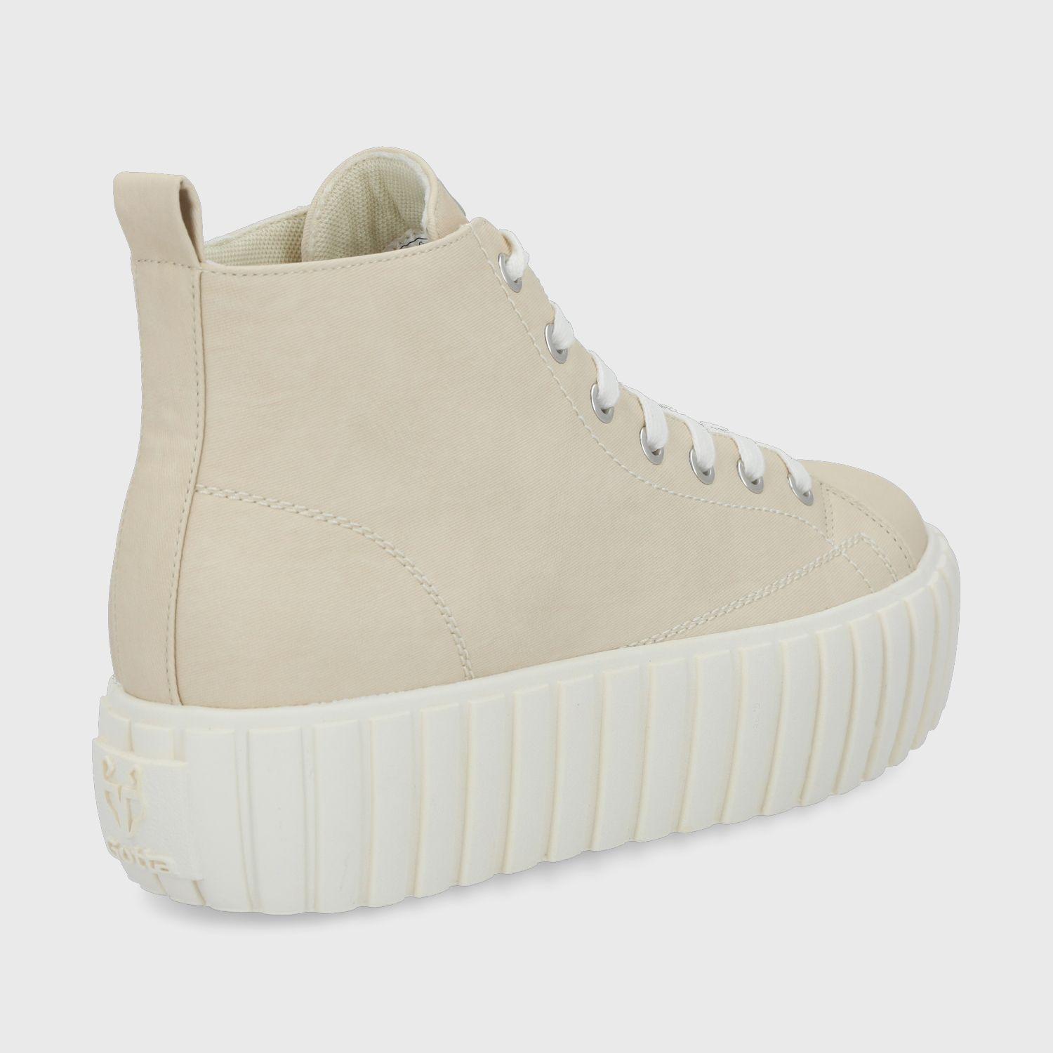 Zapatilla Caña Blanco Hueso Mujer 43072 Gotta-3